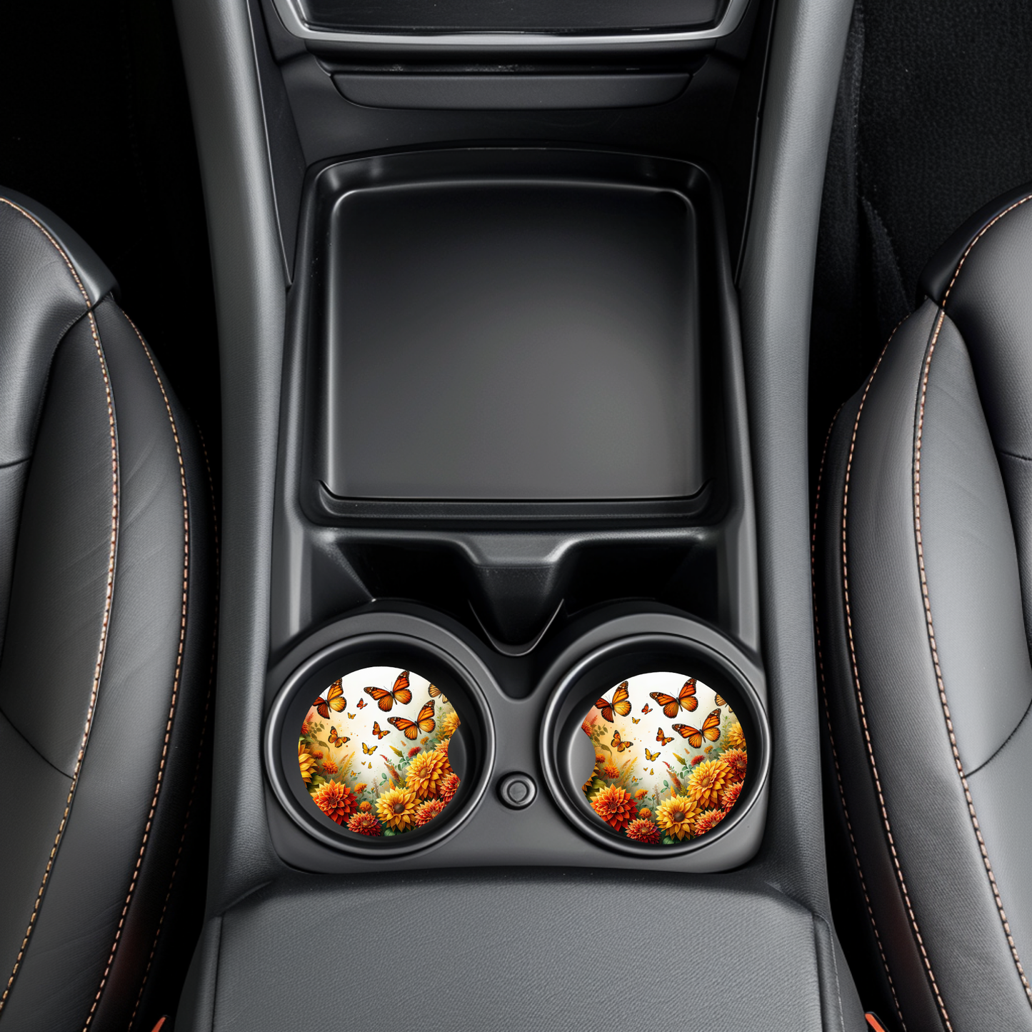 Monarch Butterfly Car Coasters