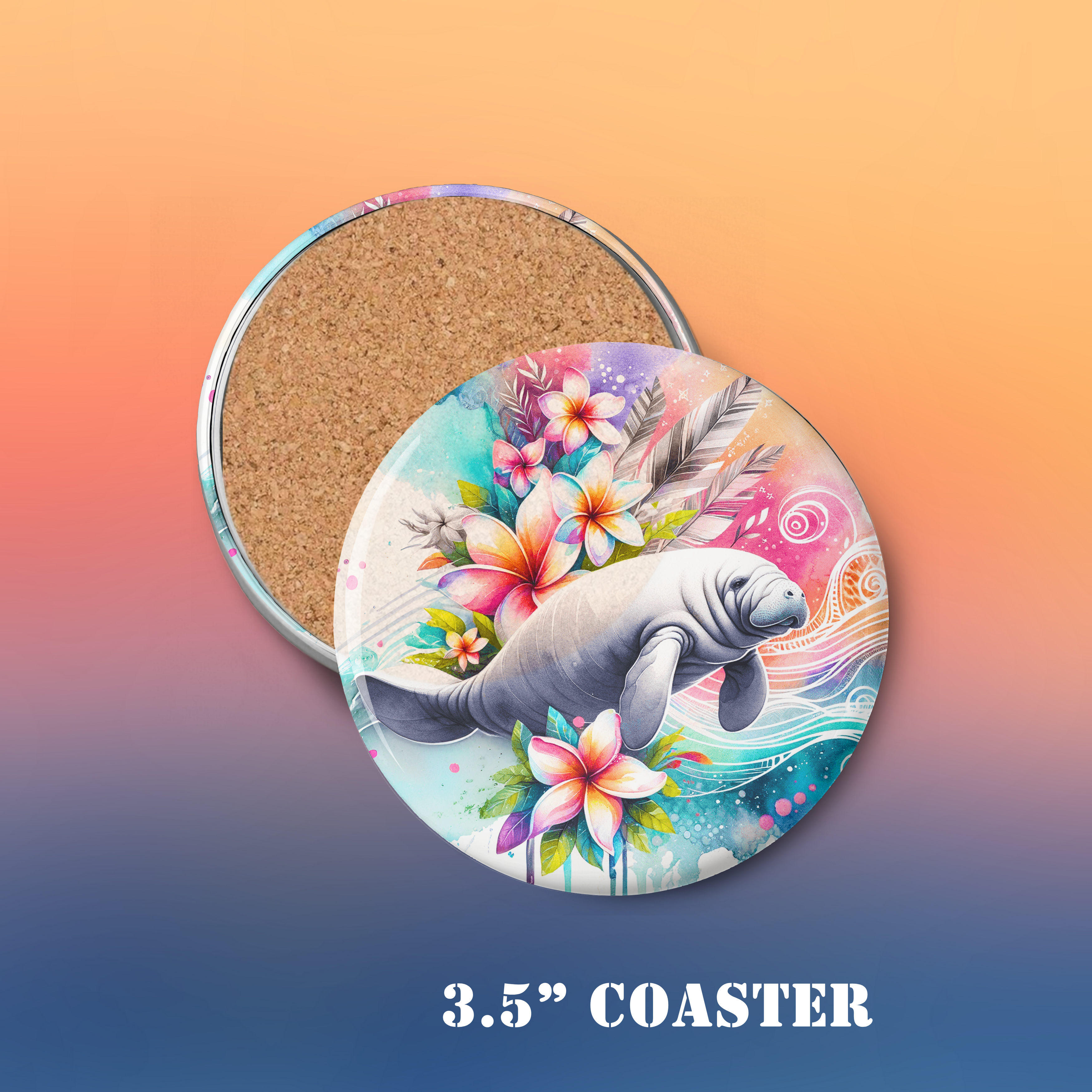 Manatee | Round Coaster
