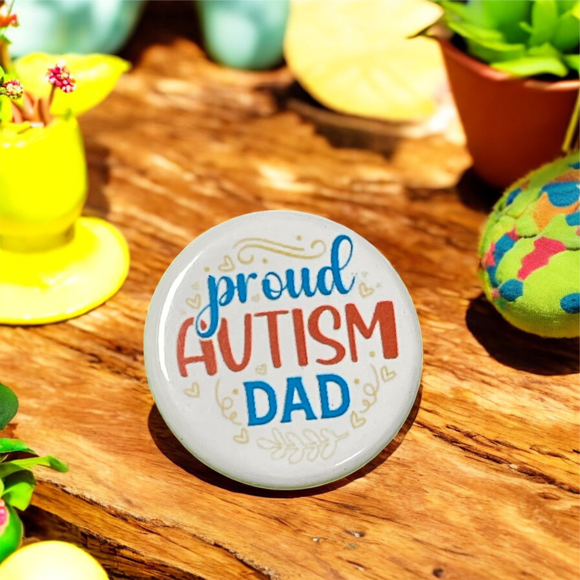 Proud Autism Dad | 1.25” Pinback Button