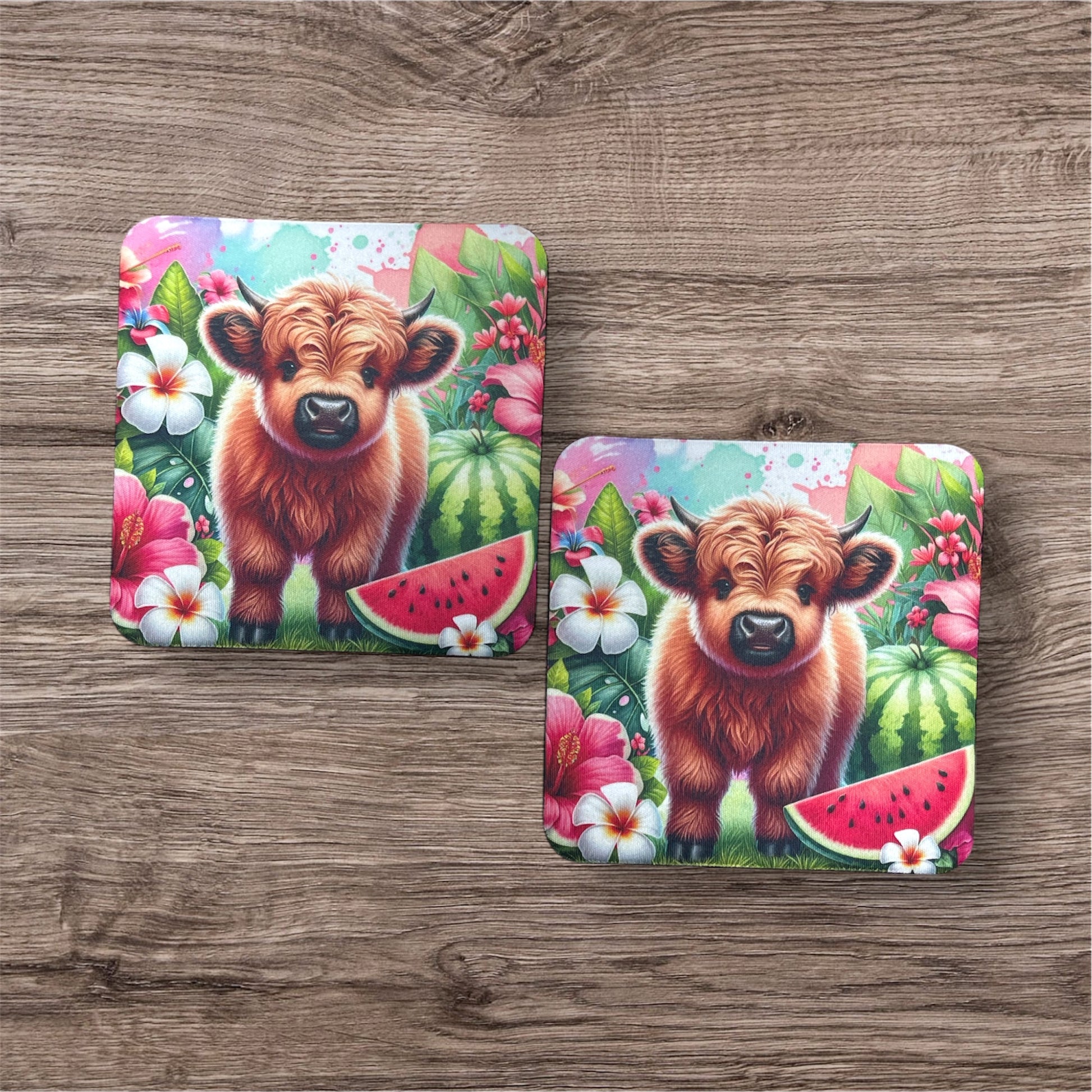 Highland Cow | Coaster Set