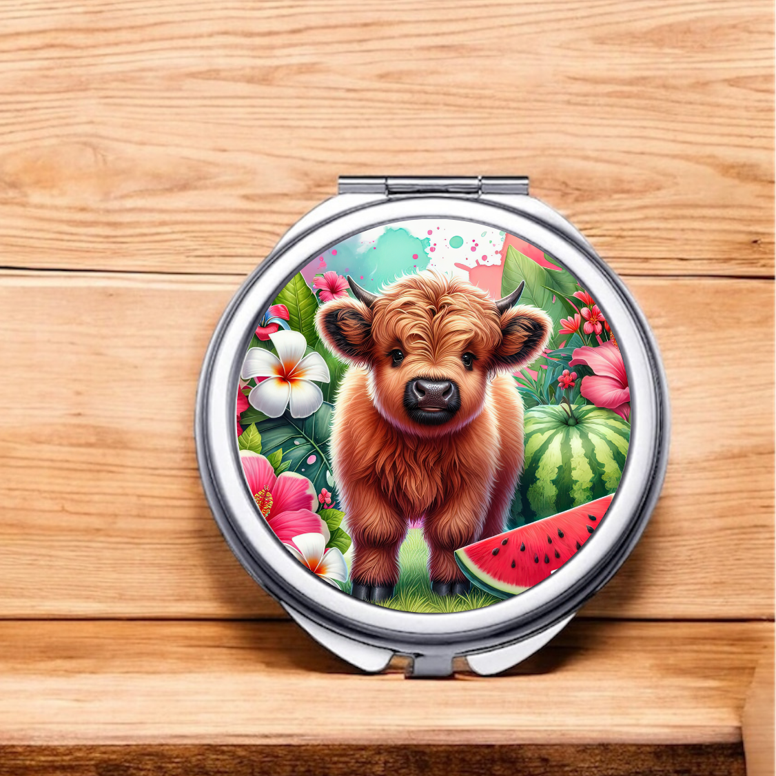 Highland Cow | Pocket Mirror