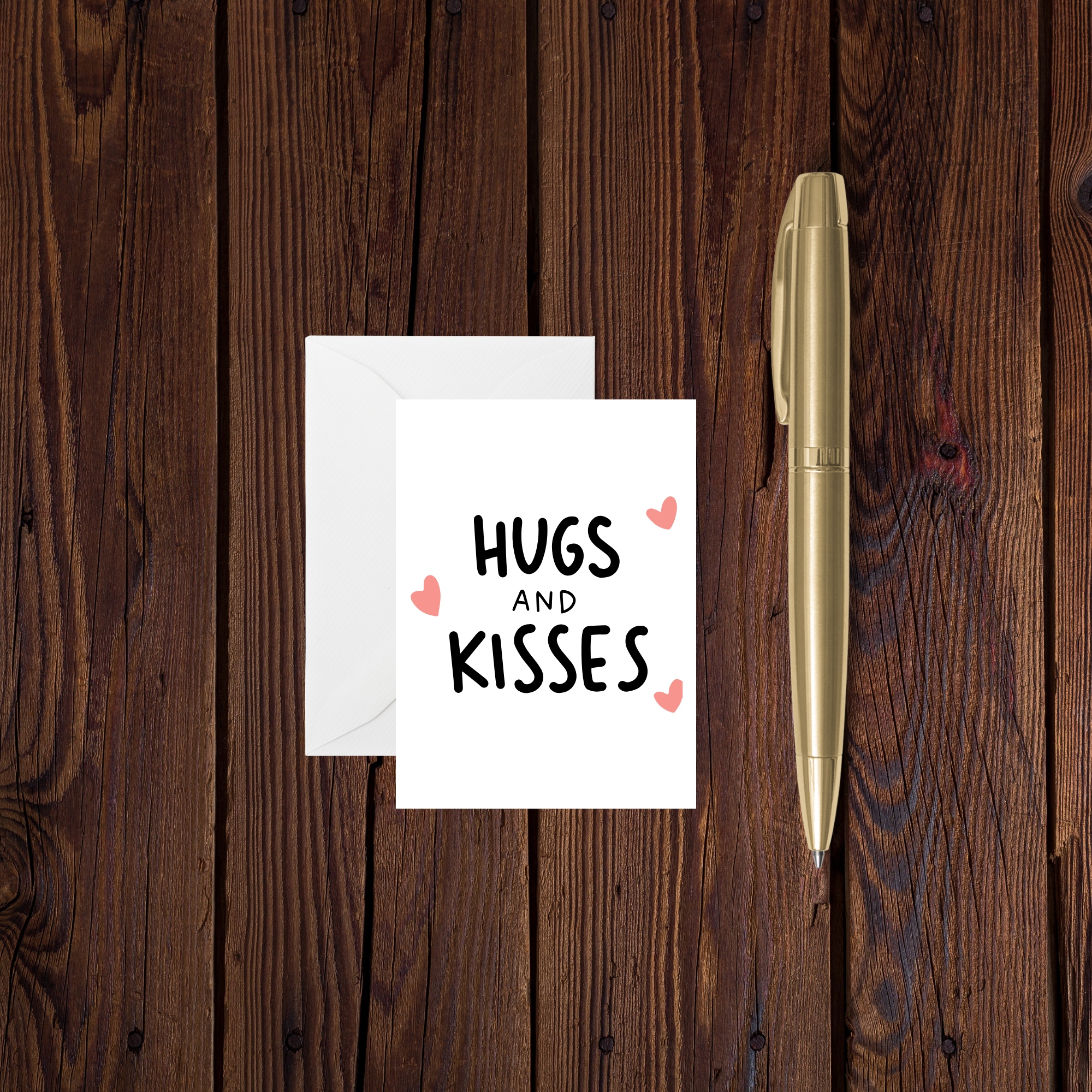 Hugs And Kisses | Enclosure Card