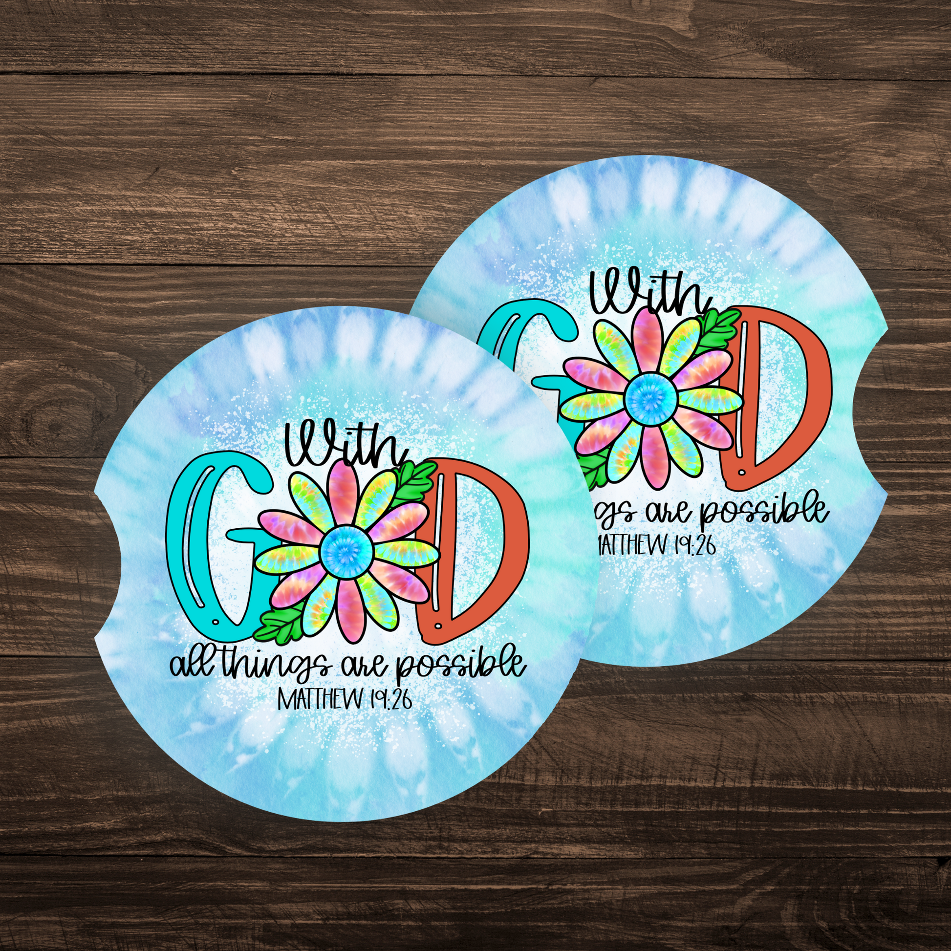 God | Car Coasters