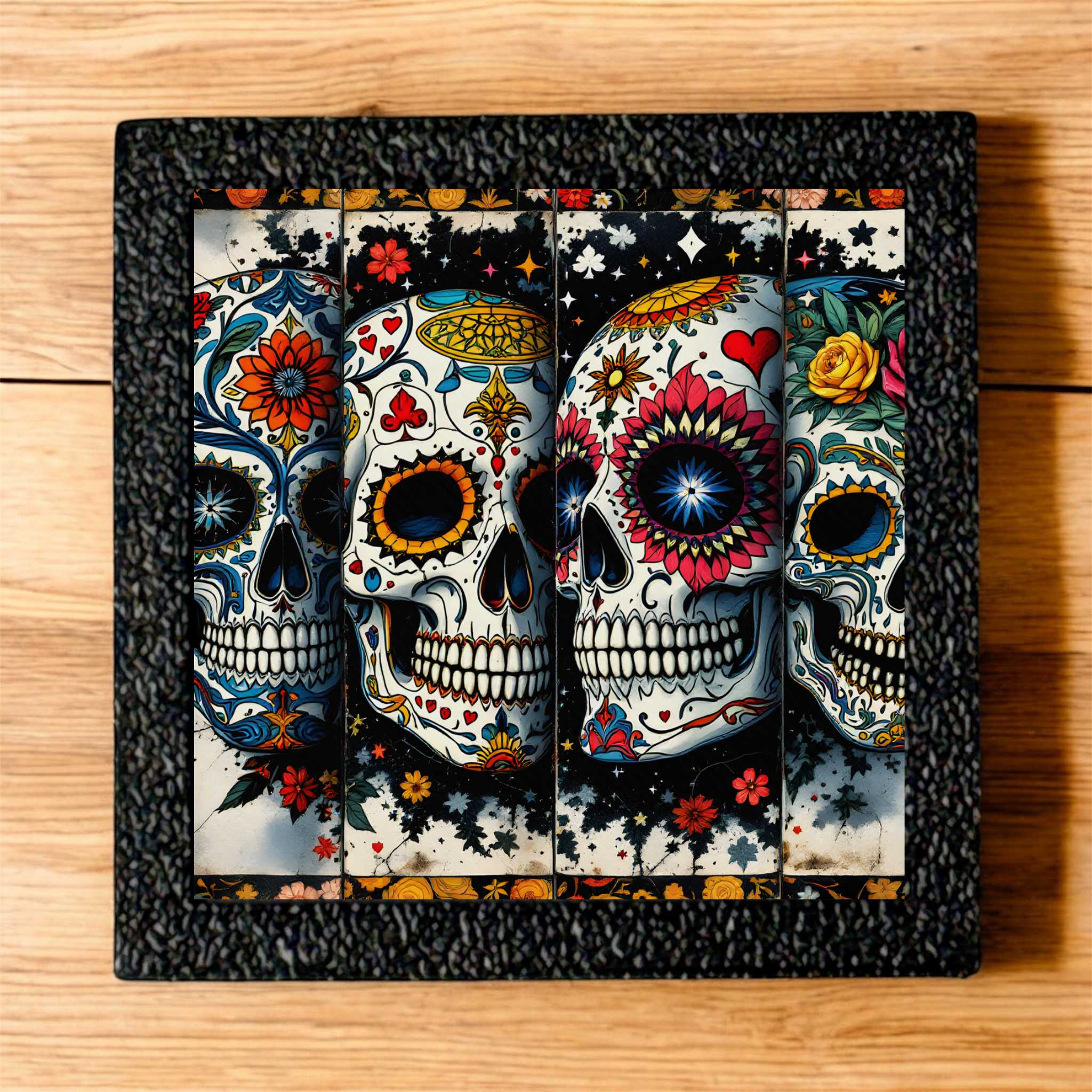 Four Sugar Skulls | Magnet