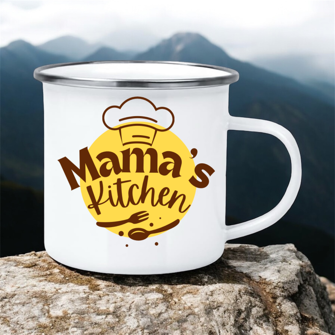 Mama’s Kitchen | 12oz Enamel Mug