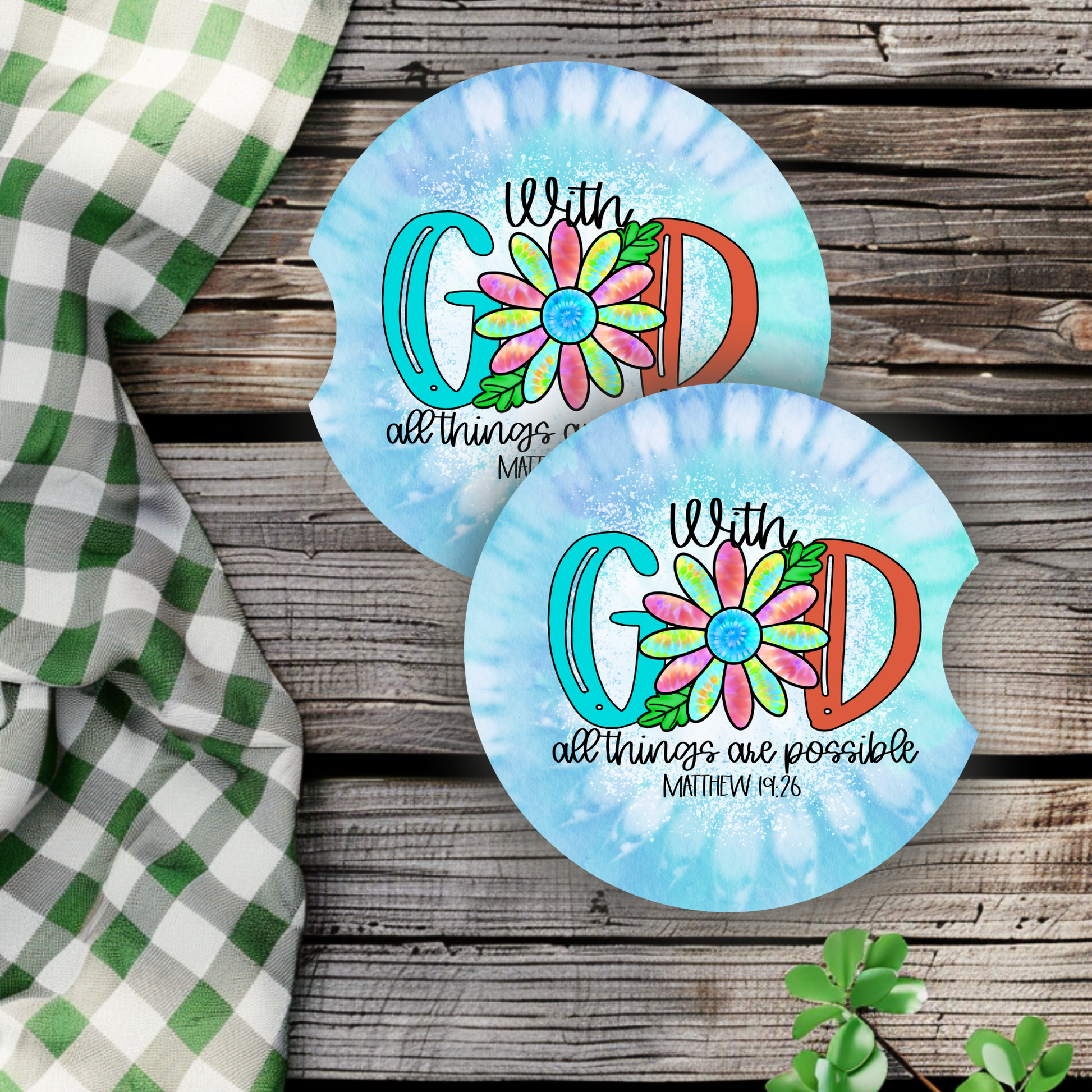 God | Car Coasters