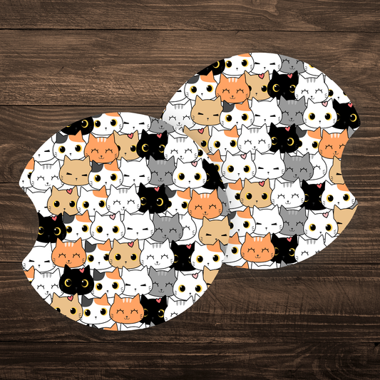 Cats Car Coasters