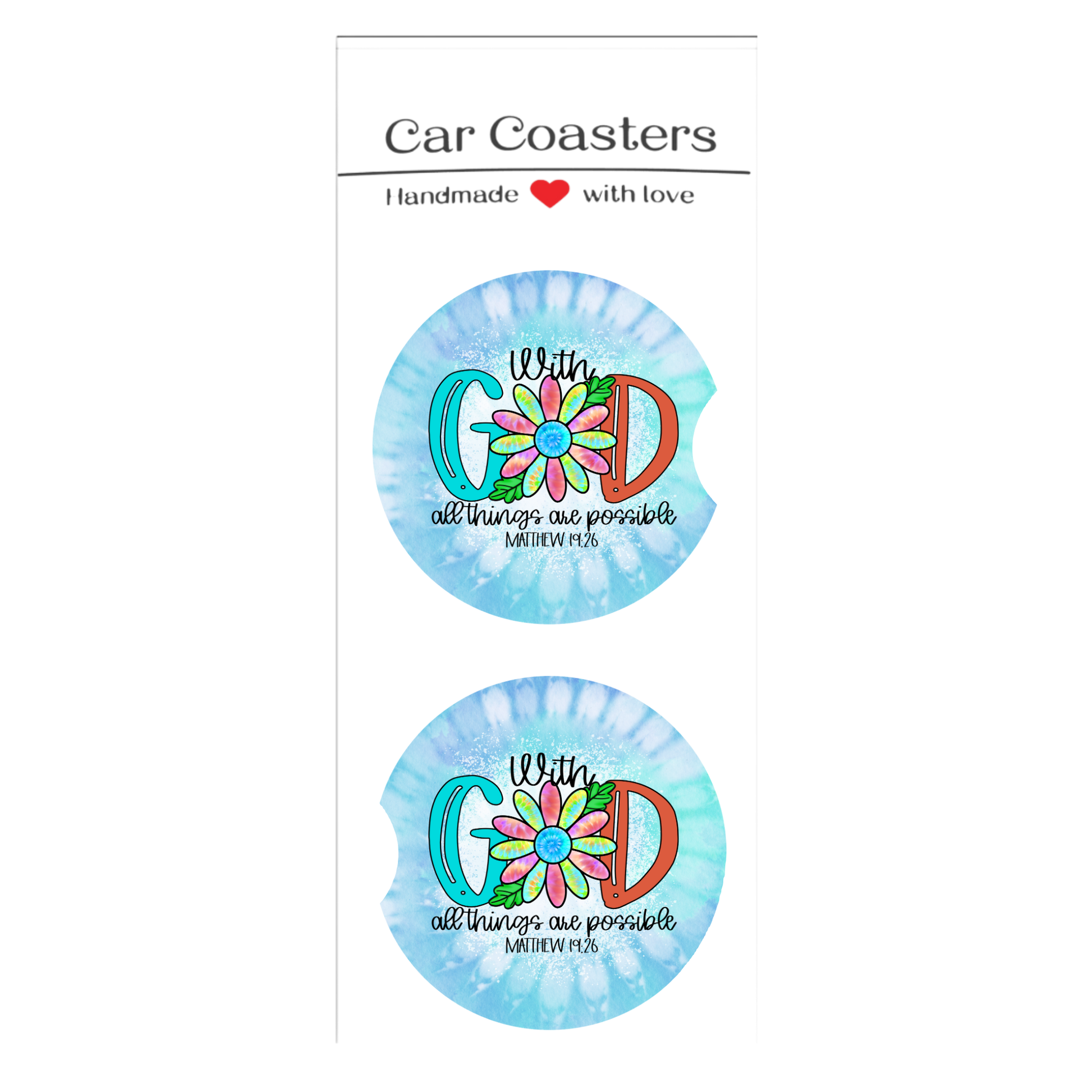 God | Car Coasters