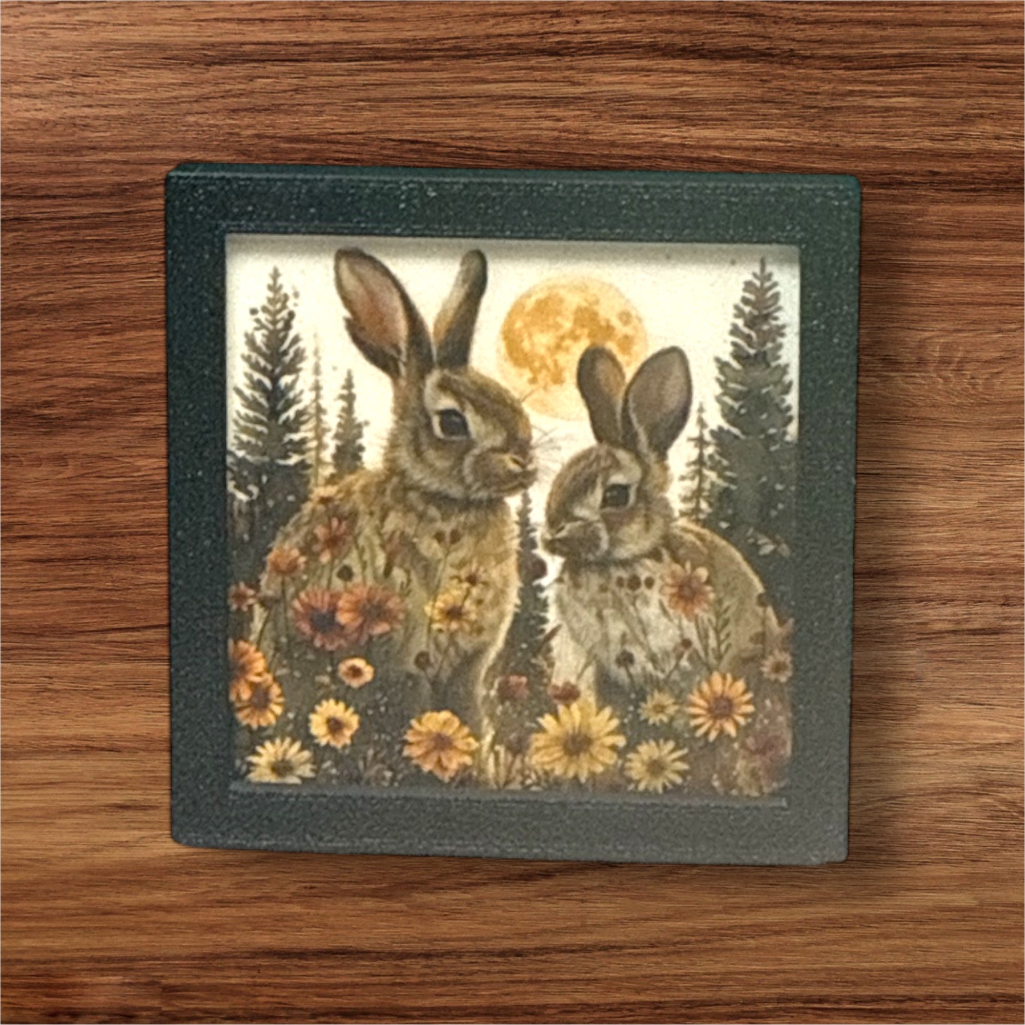 Rabbits Field | Fridge Magnet