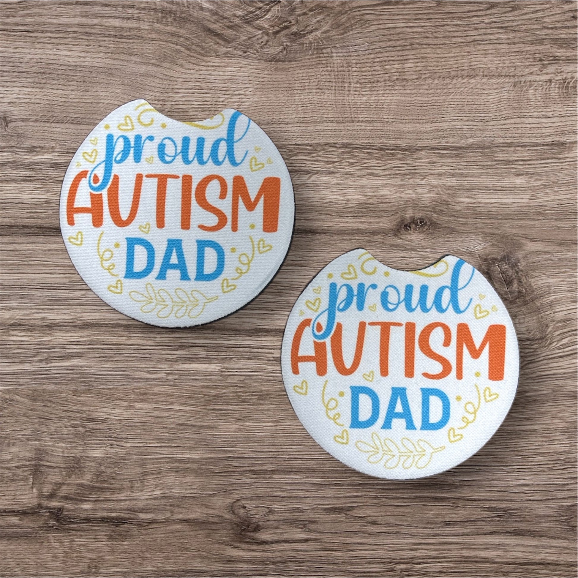 Proud Autism Dad | Car Coasters