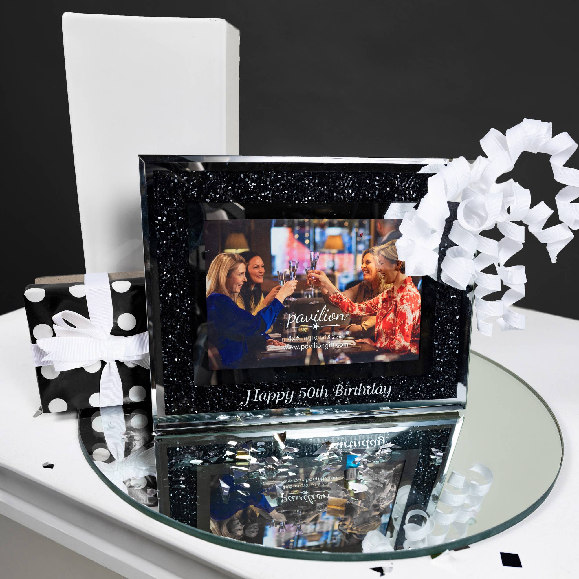 Happy 50th - 7.25" x 9.25" Frame (Holds  4" x 6" Photo)