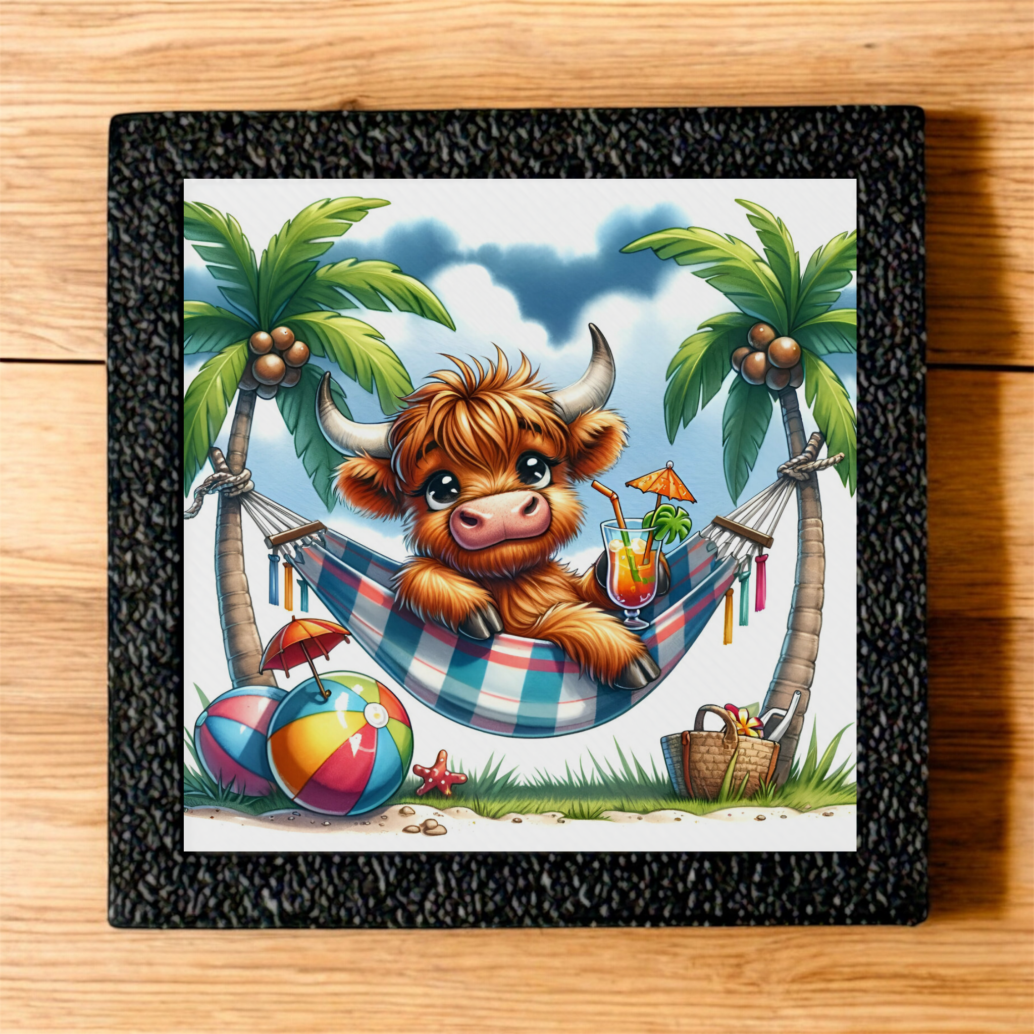Highland Cow Hammock | Magnet