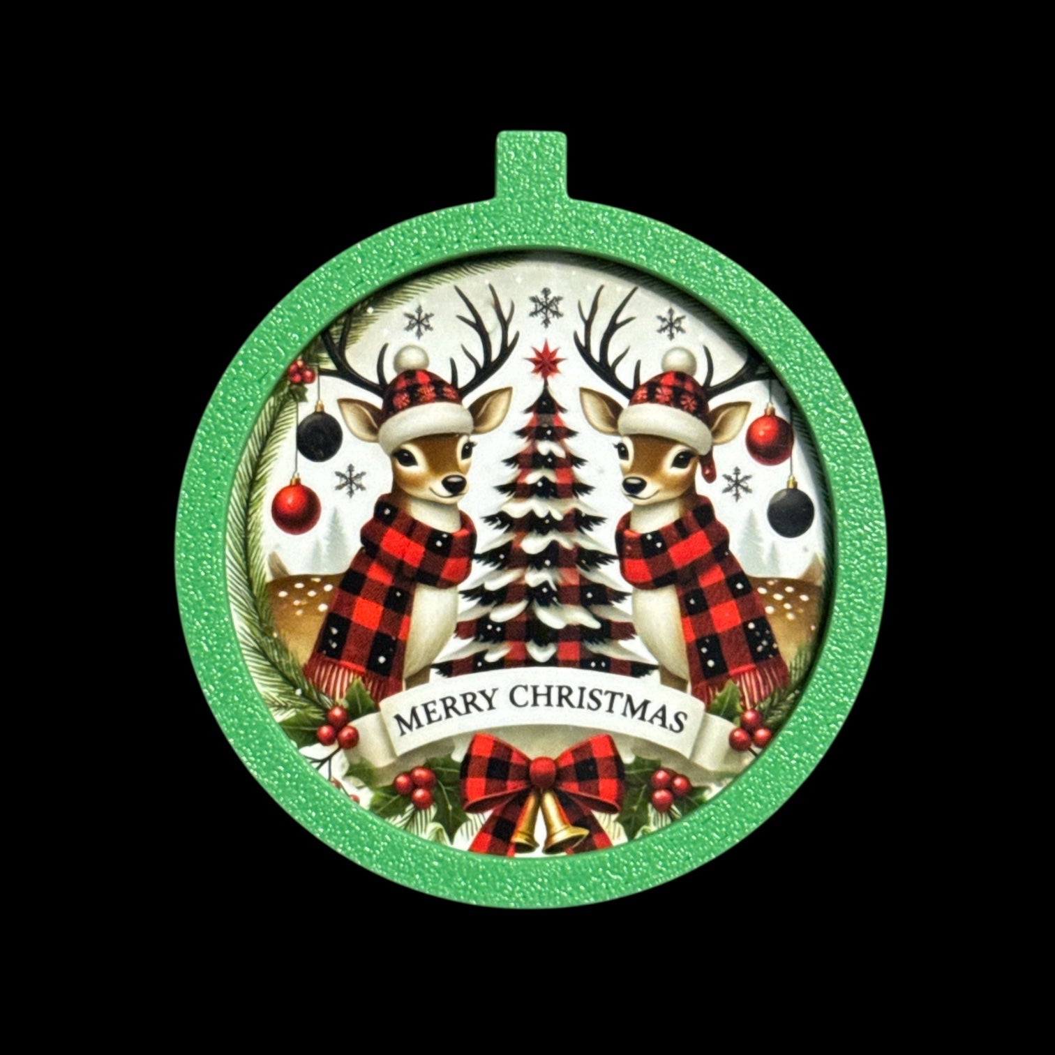Reindeer Merry Christmas | Ornament