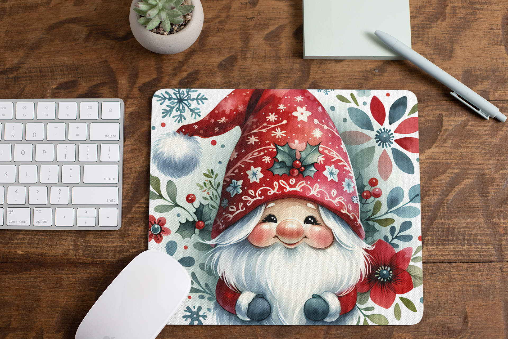 Gnome Christmas | Mouse Pad