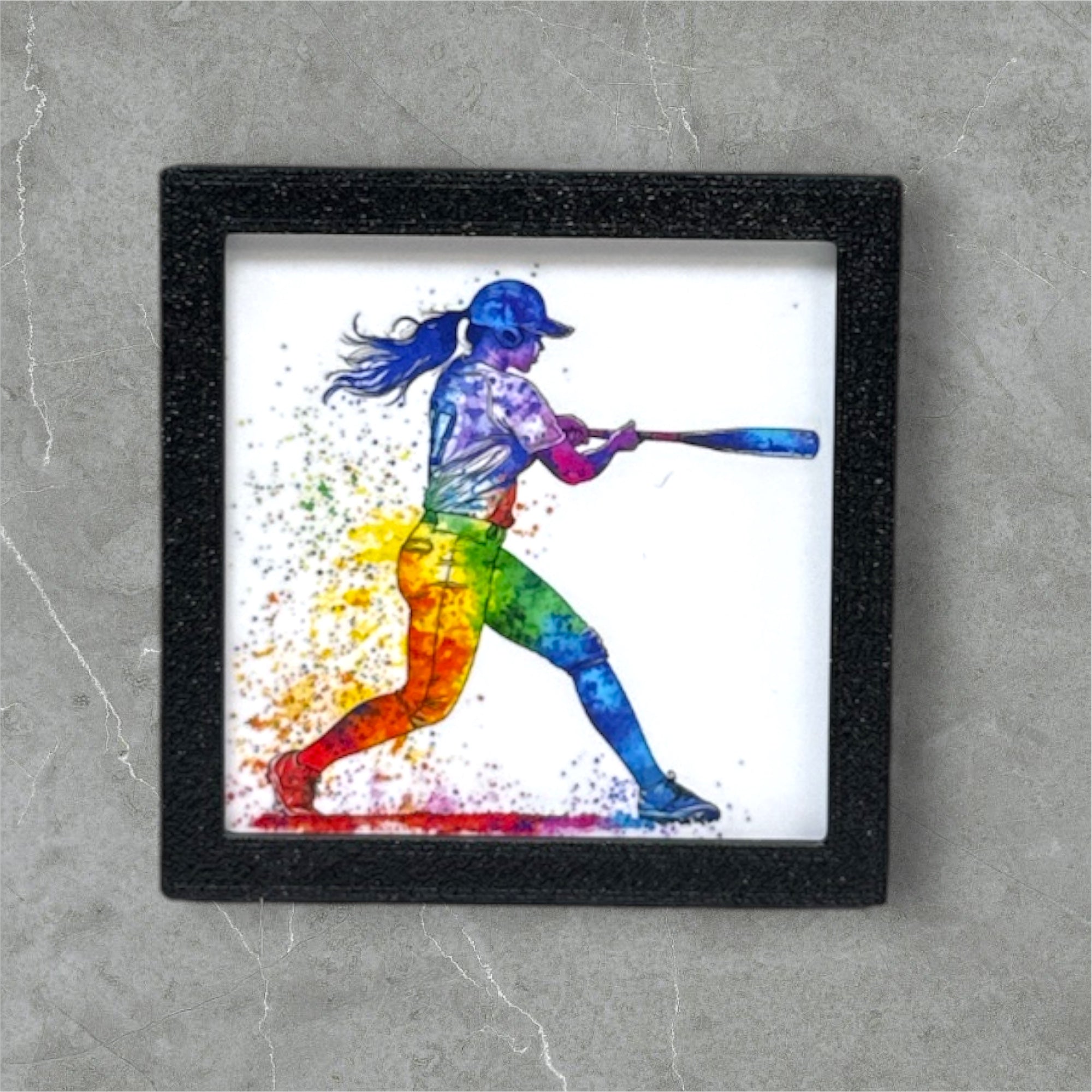 Girl’s Baseball | Fridge Magnet