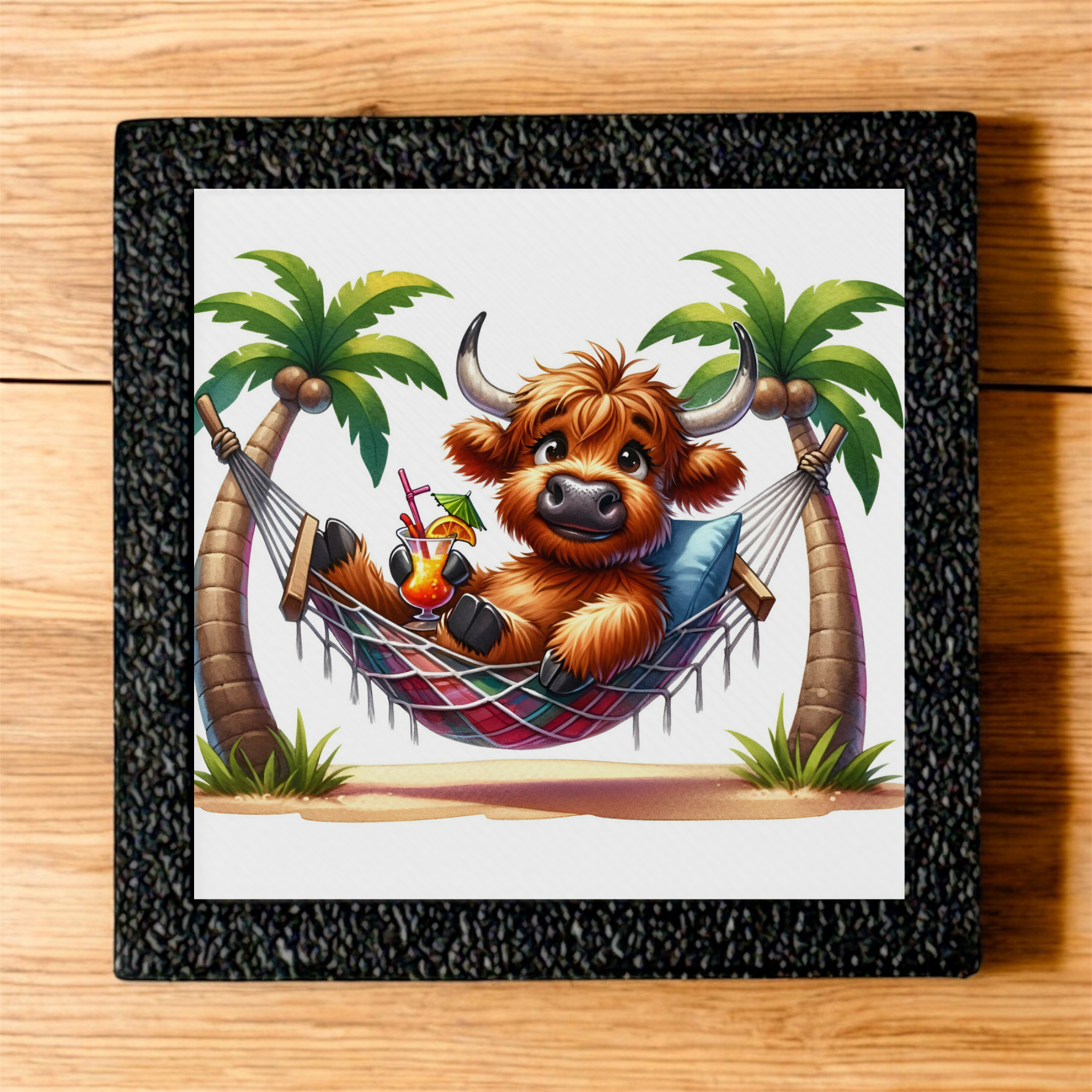 Highland Cow Hammock | Magnet