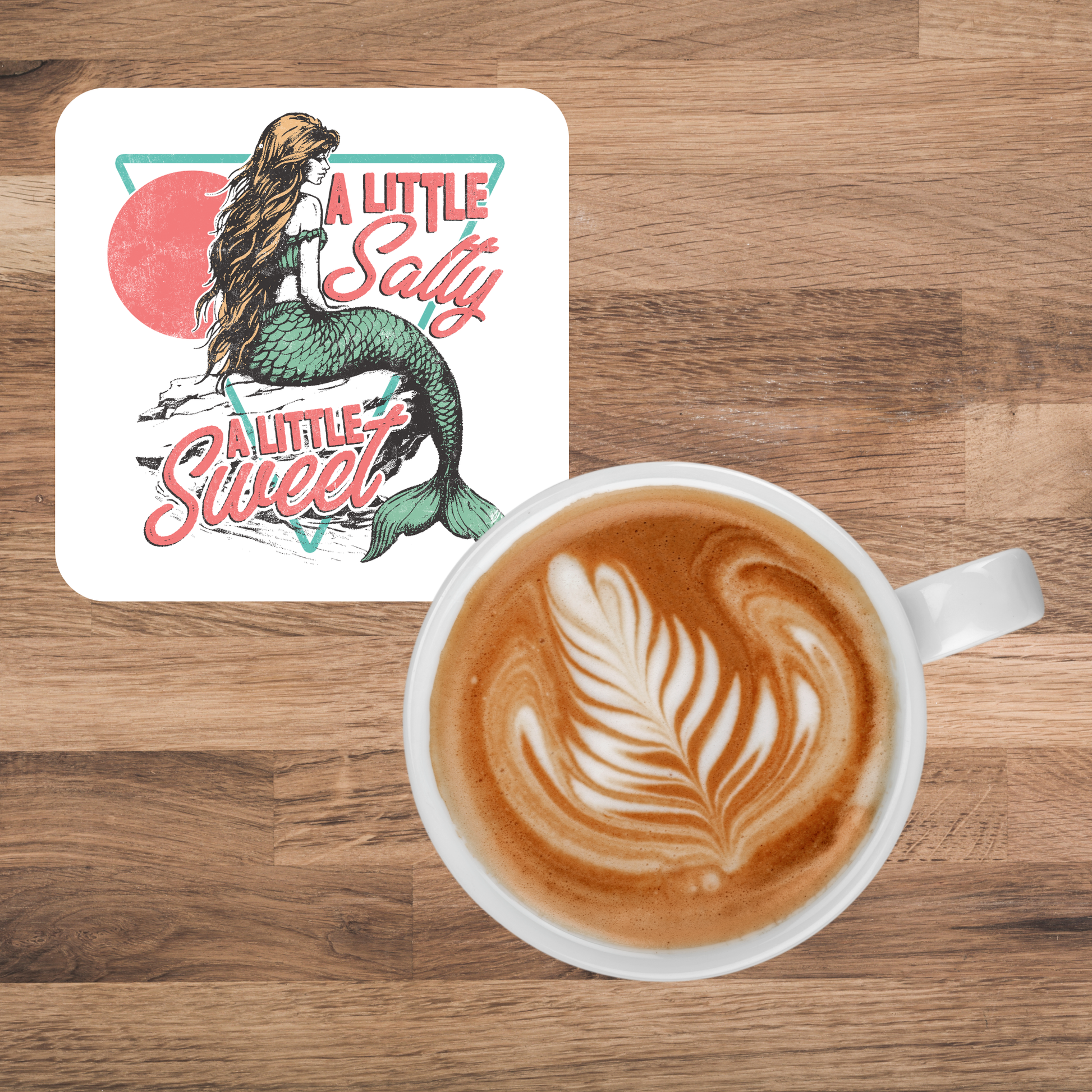 A Little Salty A Little Sweet | 4” Coaster