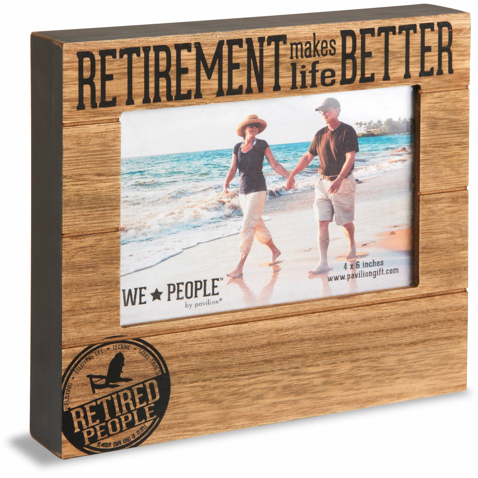 Retired People - 6.75" x 7.5" Frame (Holds 4" x 6" photo)