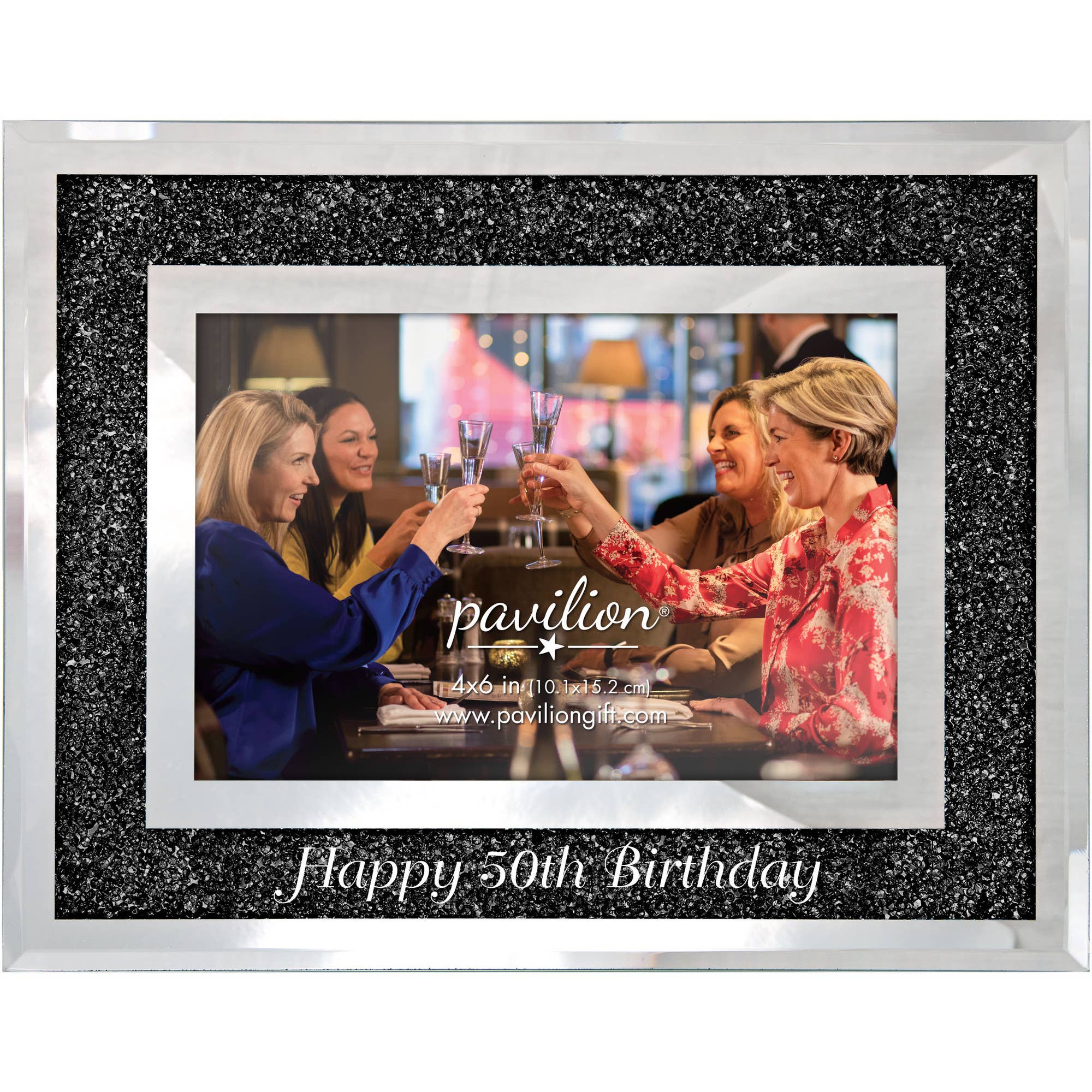 Happy 50th - 7.25" x 9.25" Frame (Holds  4" x 6" Photo)