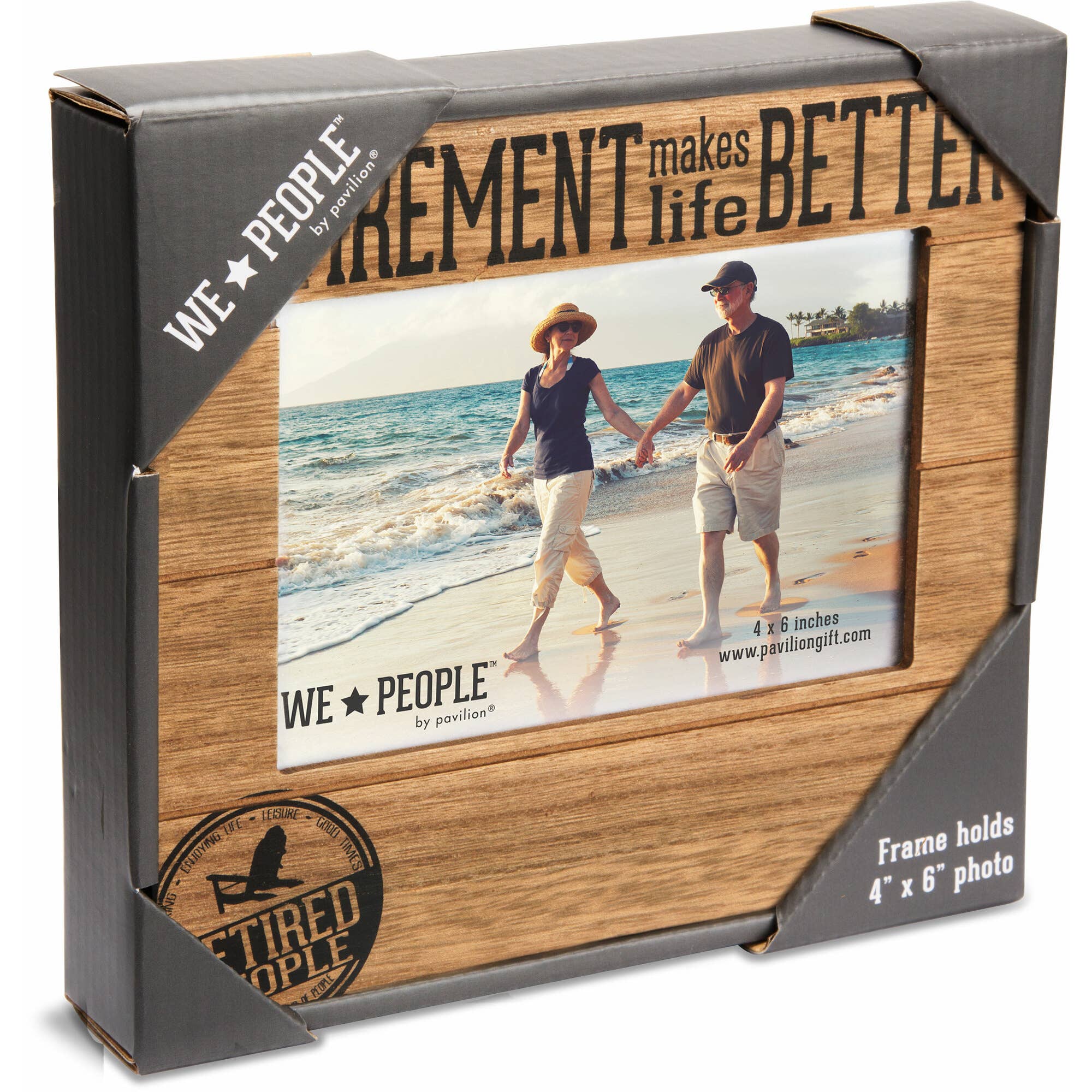 Retired People - 6.75" x 7.5" Frame (Holds 4" x 6" photo)