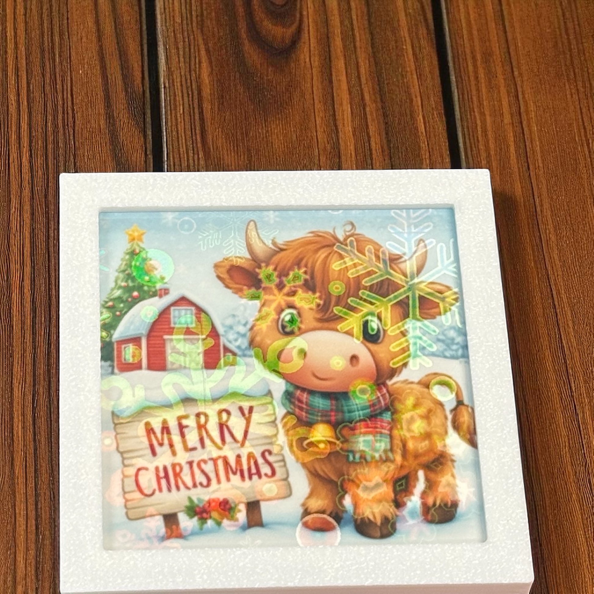 Highland Cow Christmas | Magnet