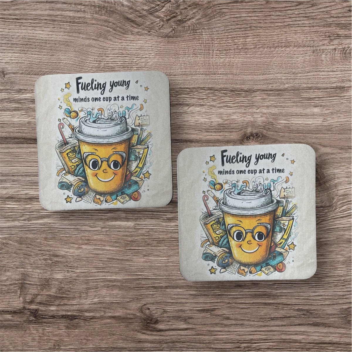Fueling Young Minds | Coaster Set