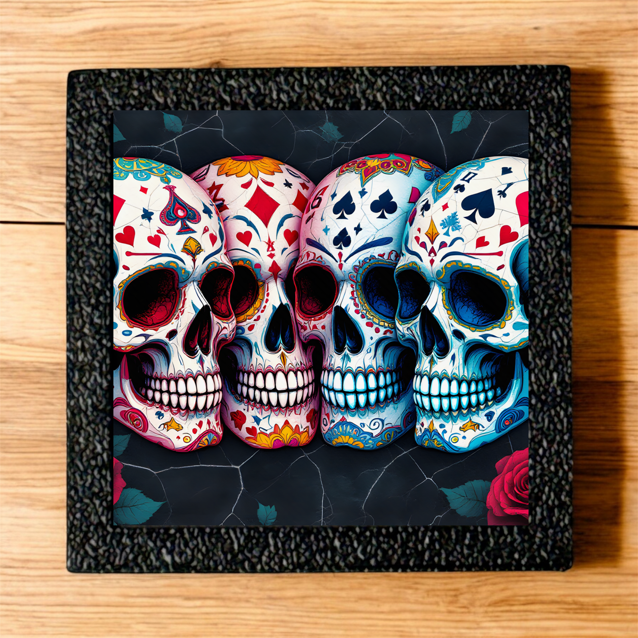 Colorful Sugar Skulls | Magnet