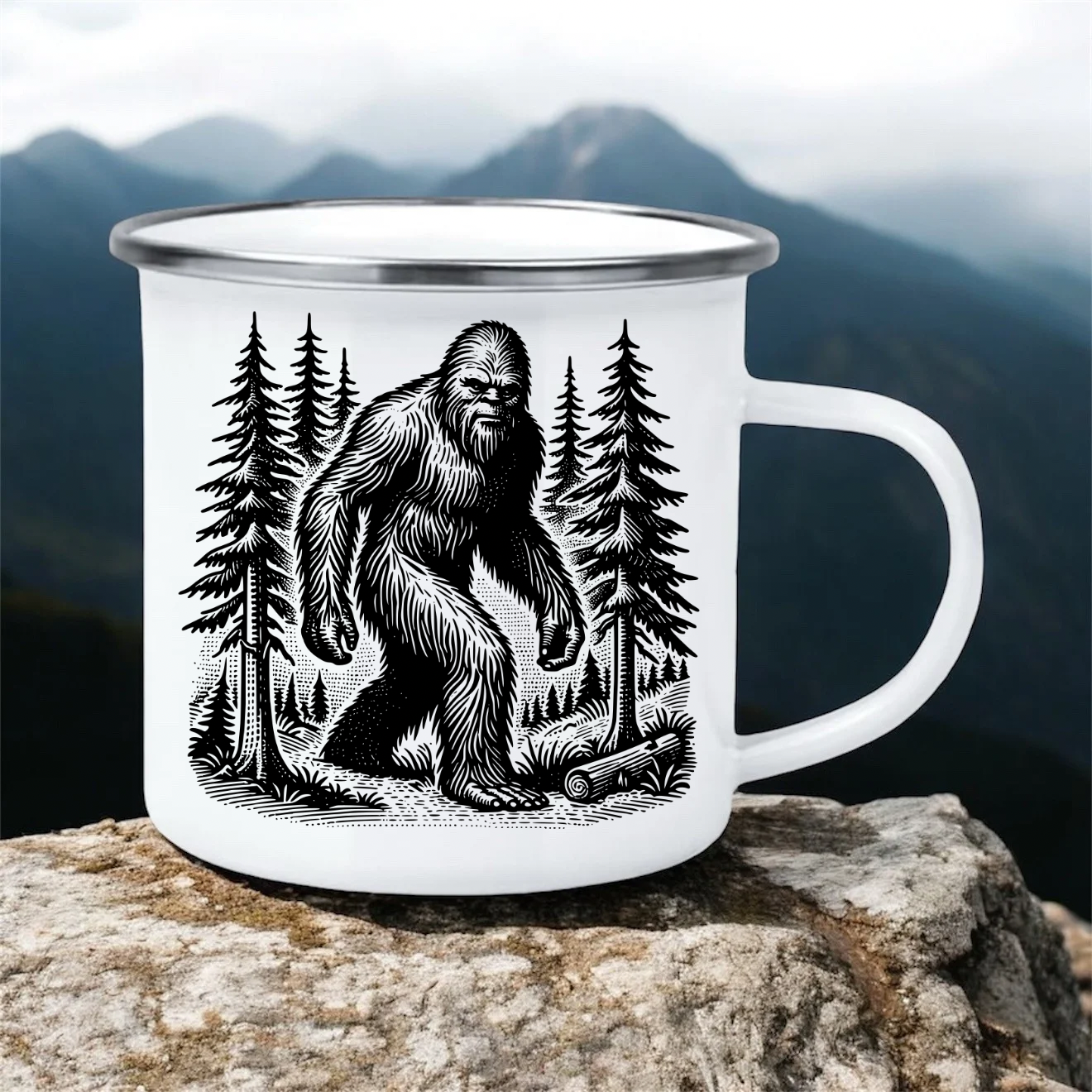 Bigfoot | 12oz Enamel Mug