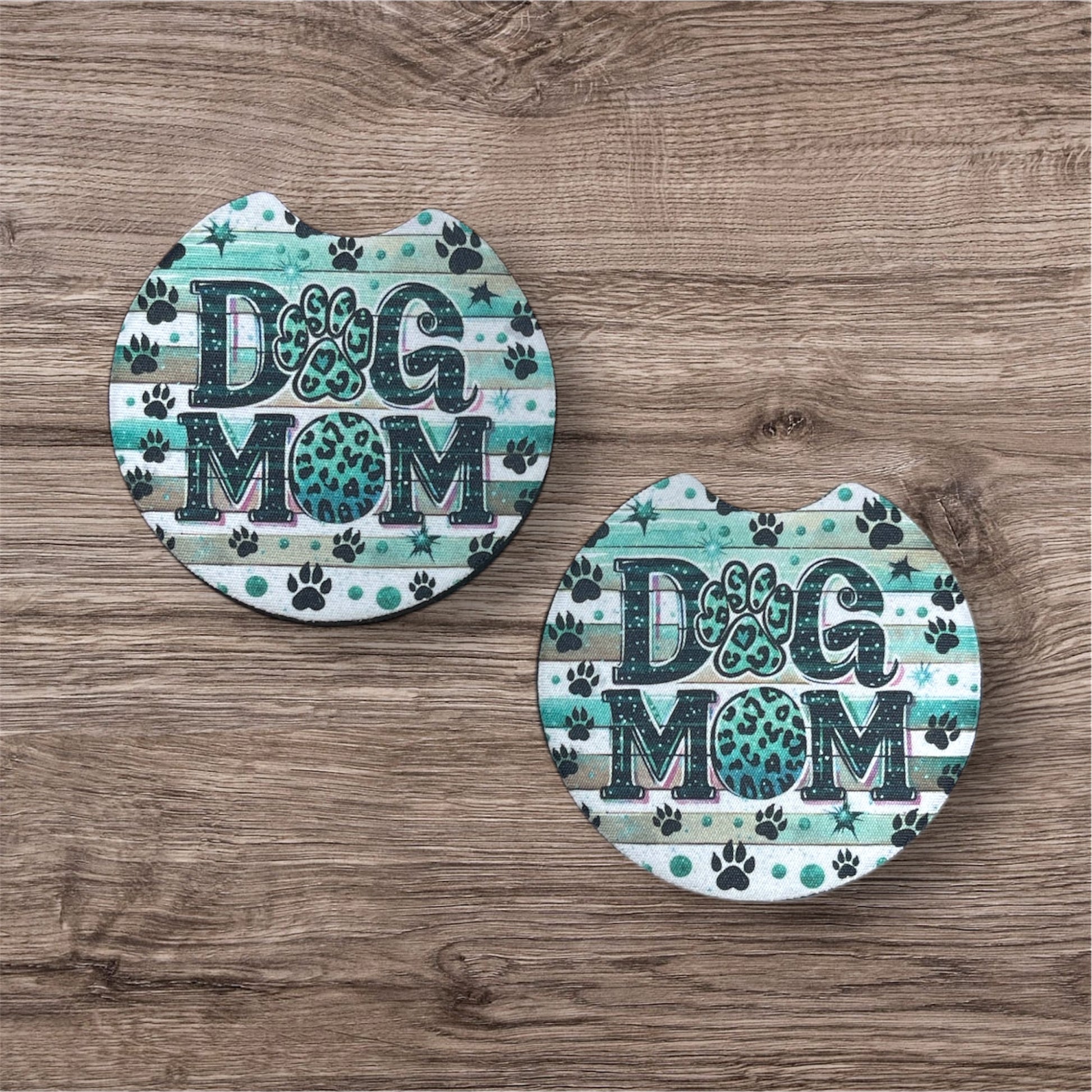Dog Mom | Car Coasters