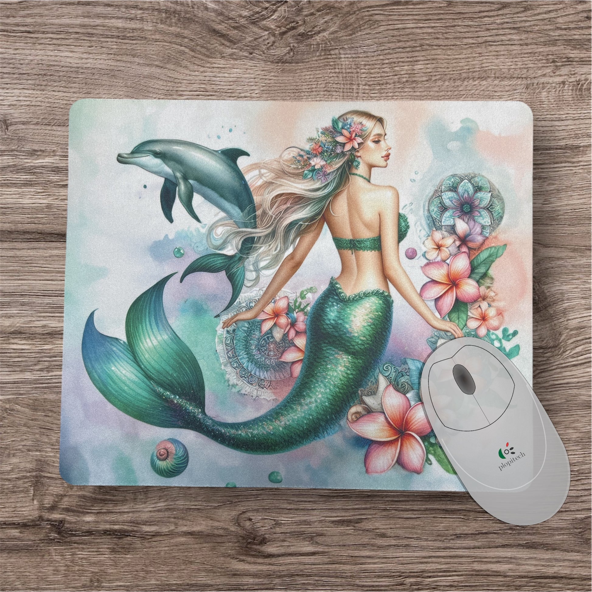 Mermaid Dolphin | Mouse Pad
