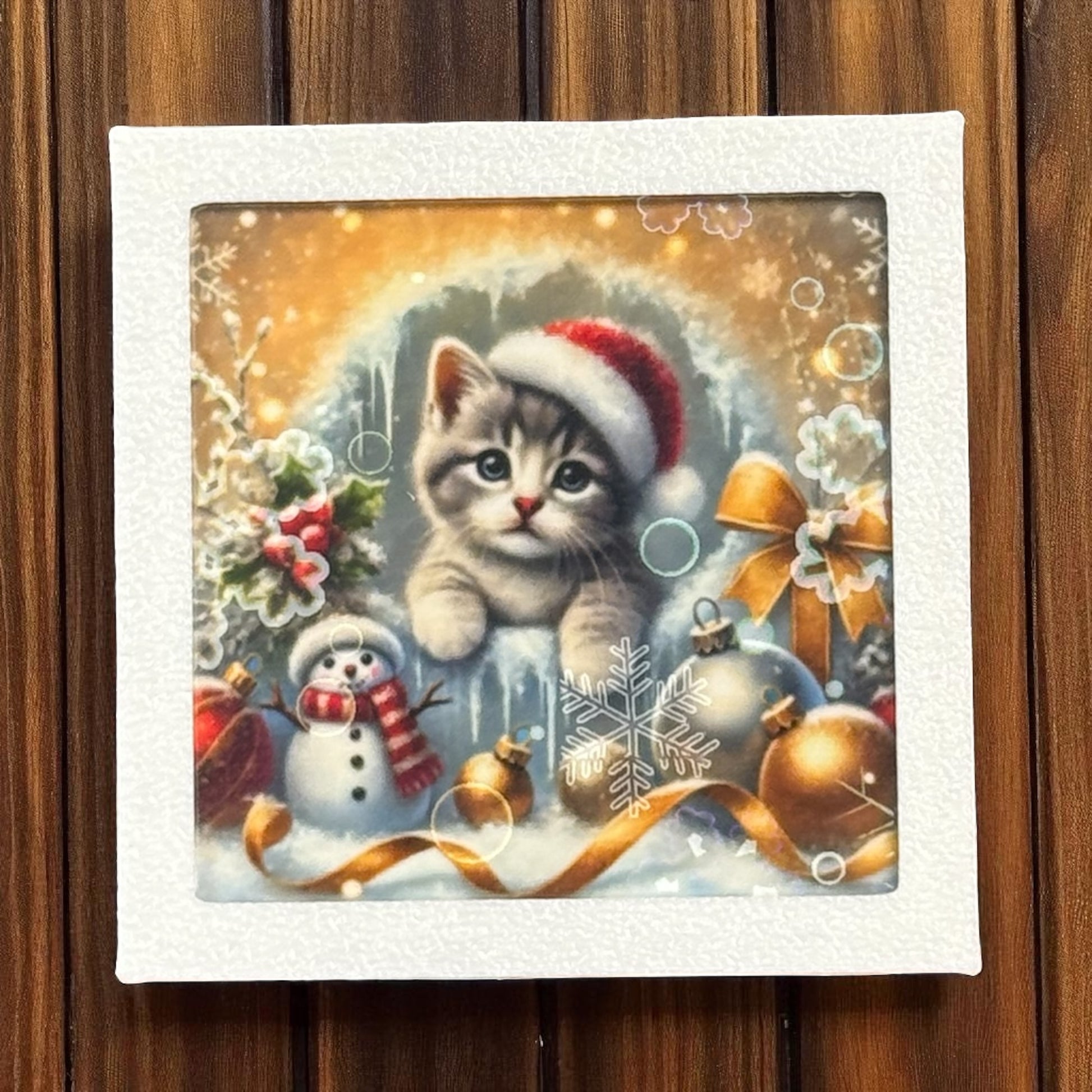 Kitten Christmas | Magnet