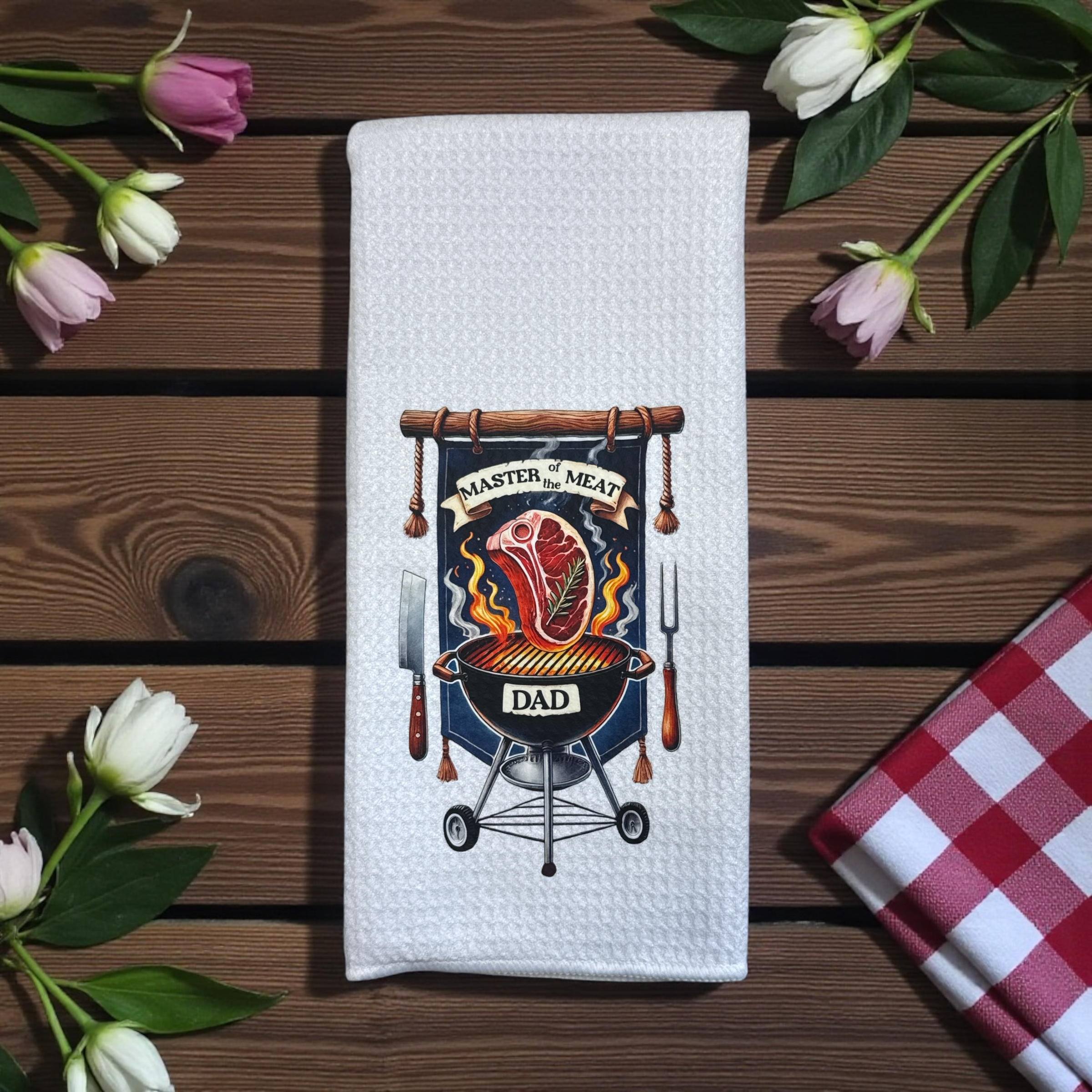 Master Of The Meat Dad (III) | Kitchen Towel