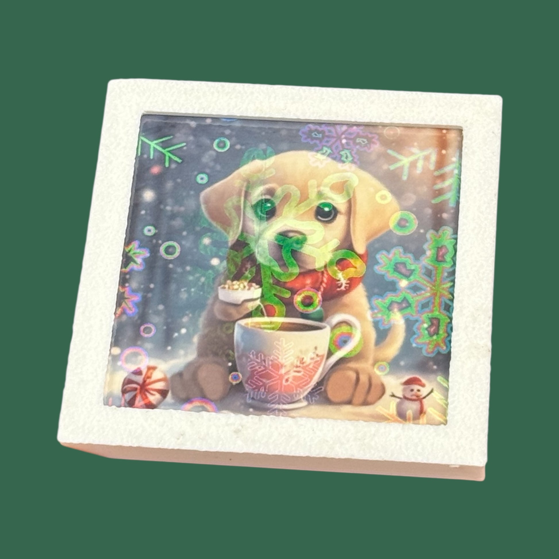 Christmas Puppy | Fridge Magnet