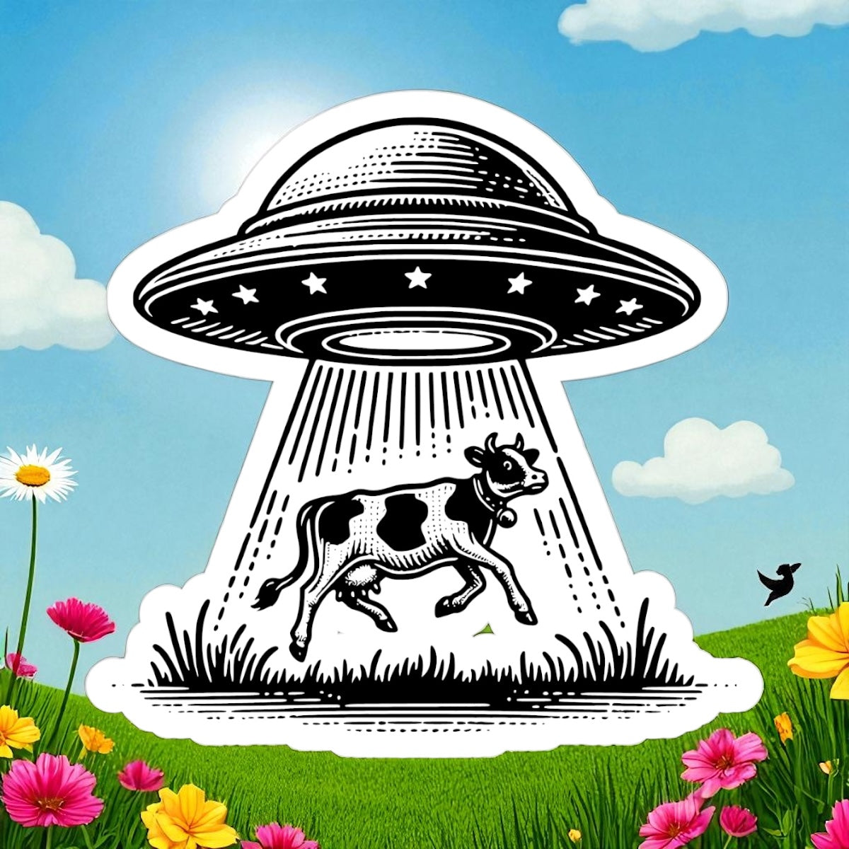 UFO Cow | Magnet