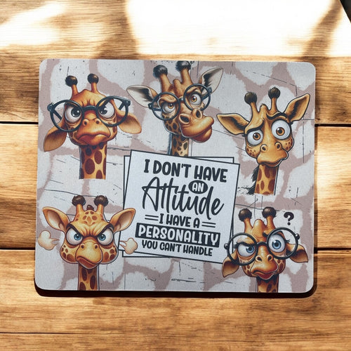 Sarcastic Giraffe | Mouse Pad