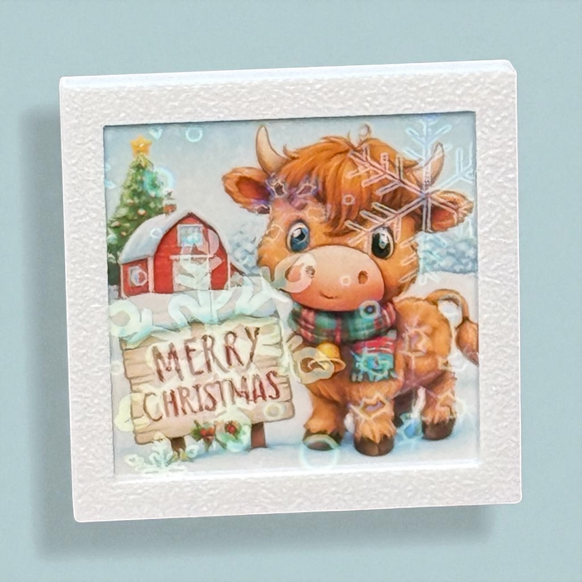 Highland Cow Christmas | Magnet
