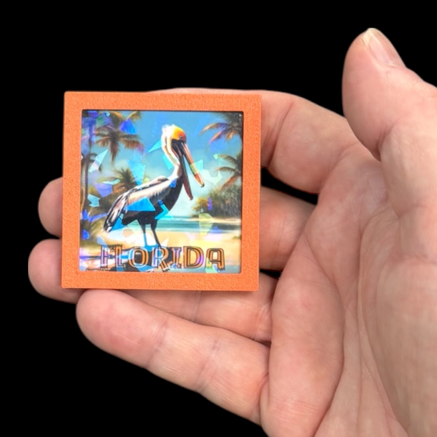 Holographic Pelican | Florida Sovereign Magnet
