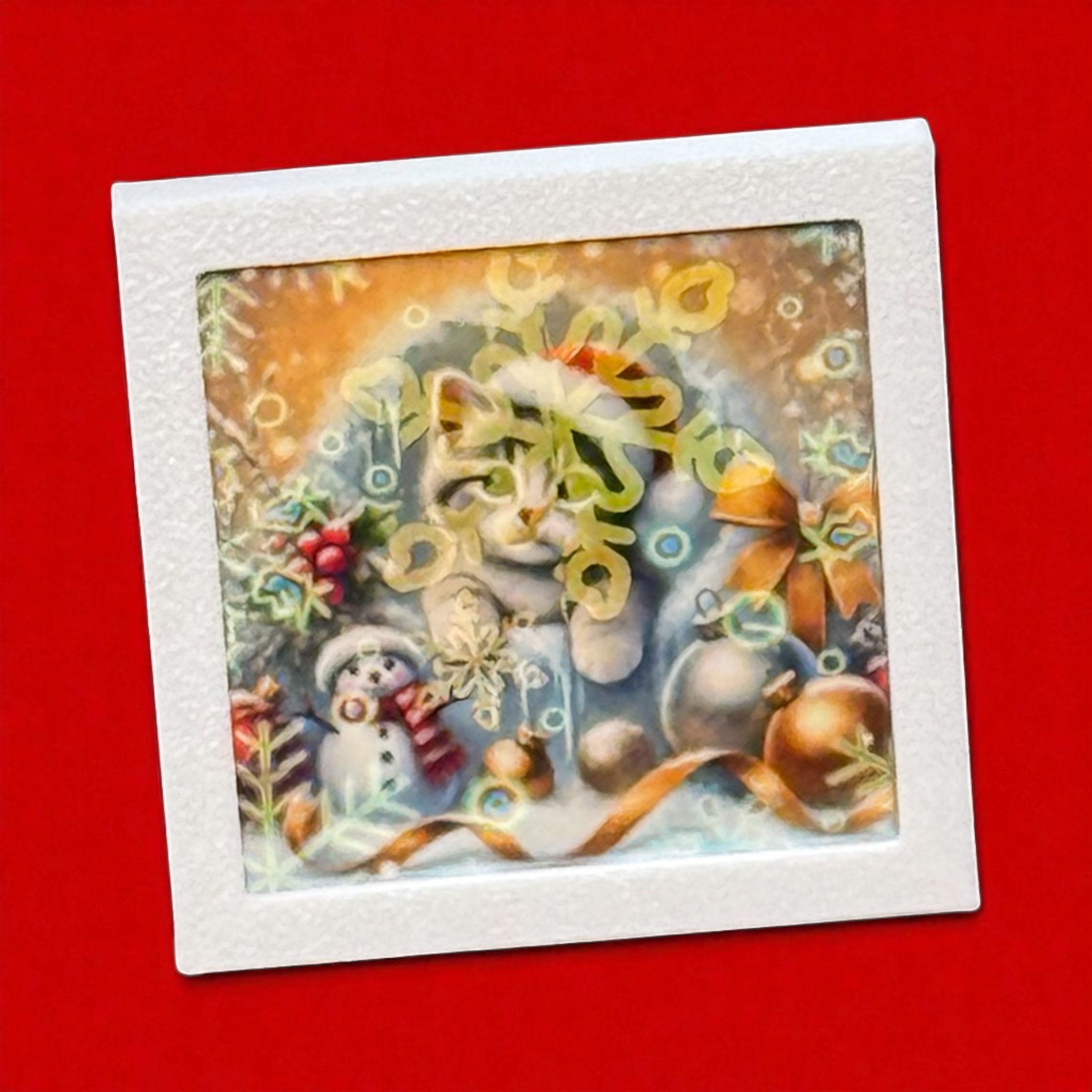 Kitten Christmas | Magnet