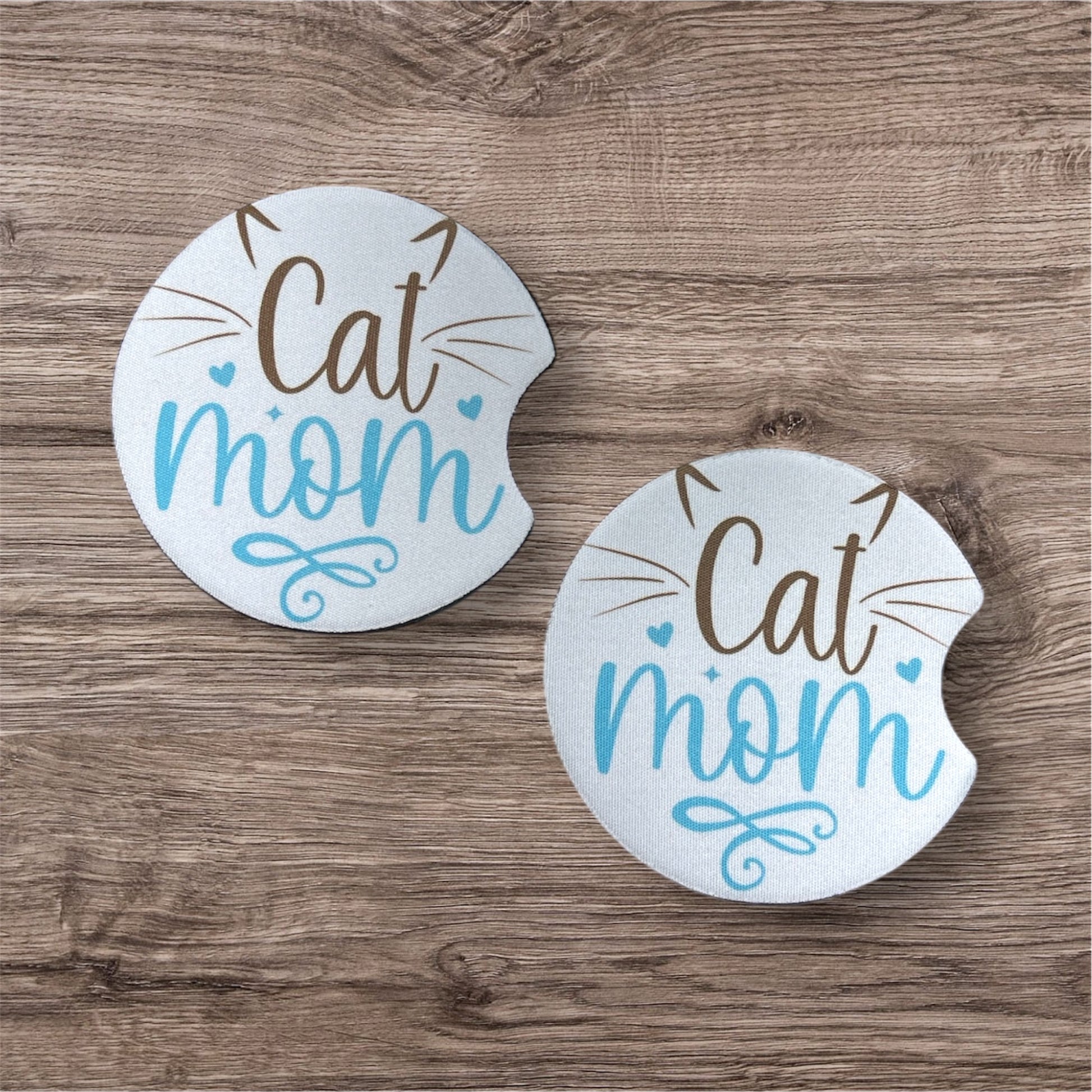 Cat Mom | Car Coasters