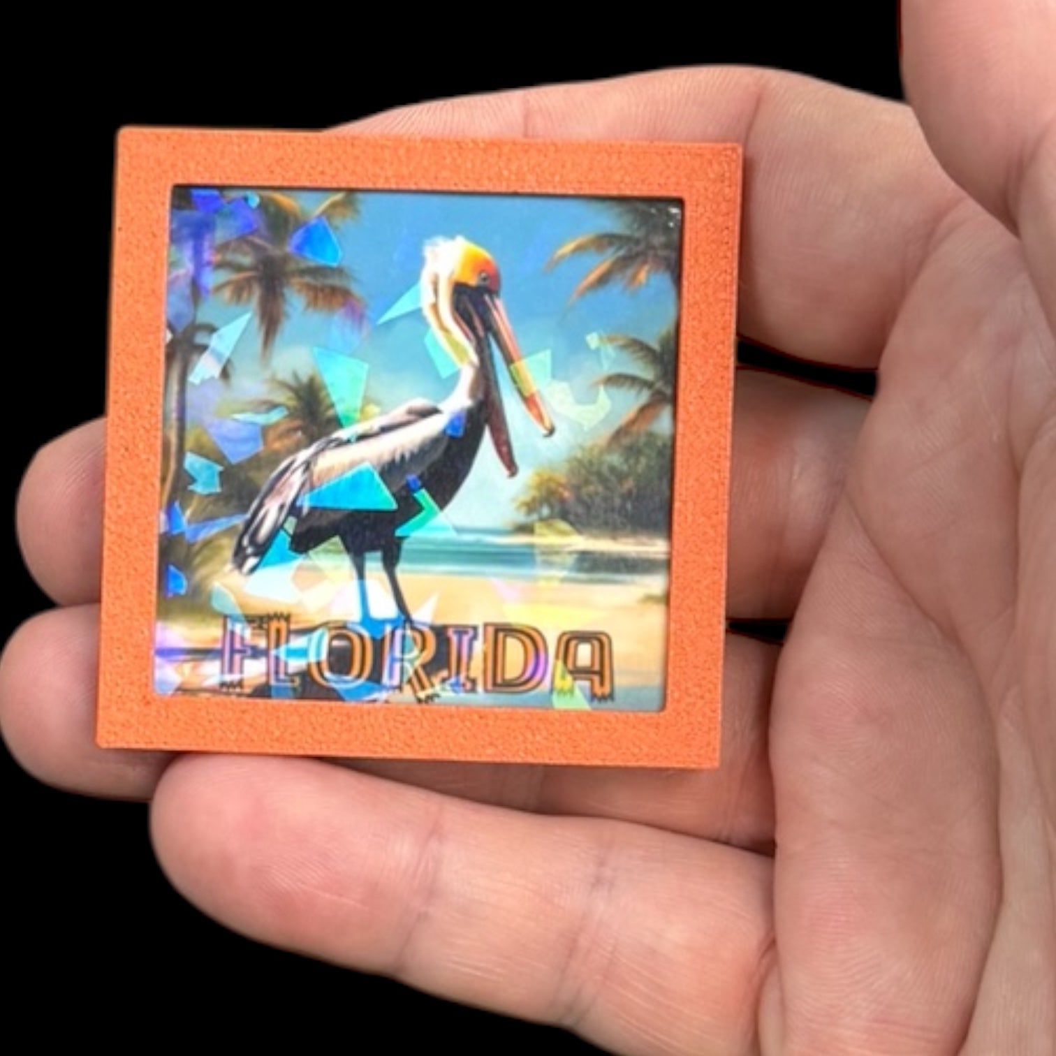 Holographic Pelican | Florida Sovereign Magnet