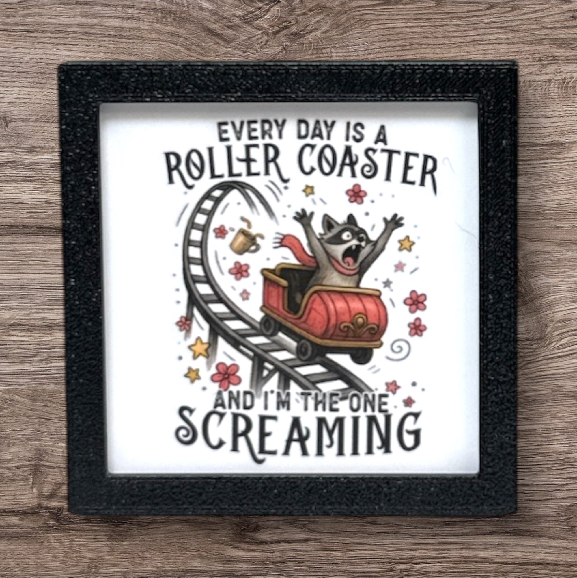 Everyday Is A Roller Coaster | Fridge Magnet