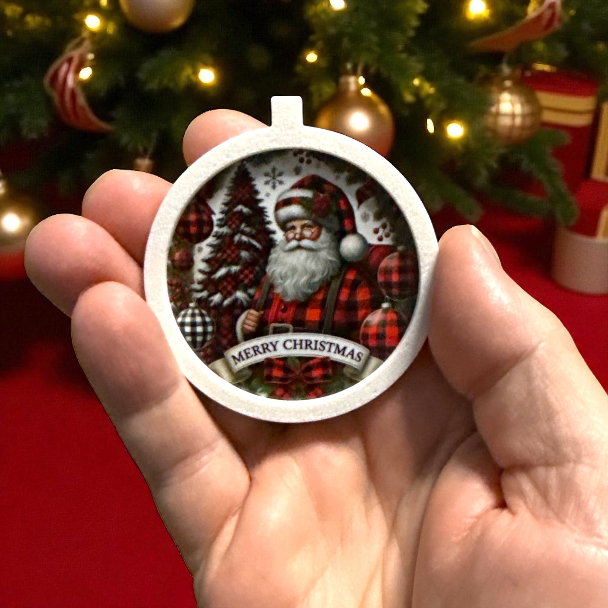 Santa Merry Christmas | Ornament