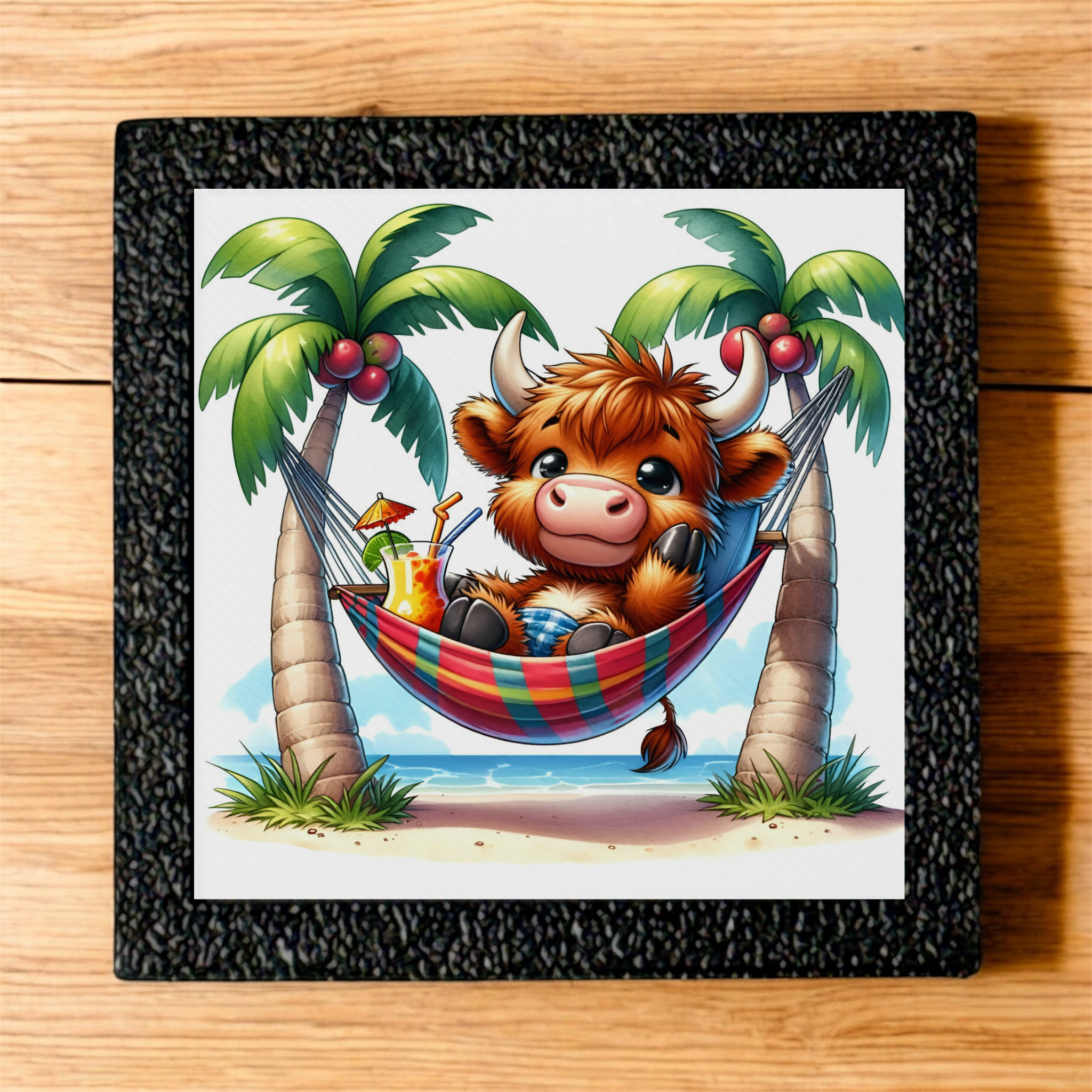 Highland Cow Hammock | Magnet