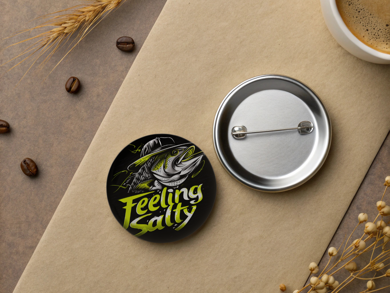 Feeling Salty | 1.25” Pinback Button