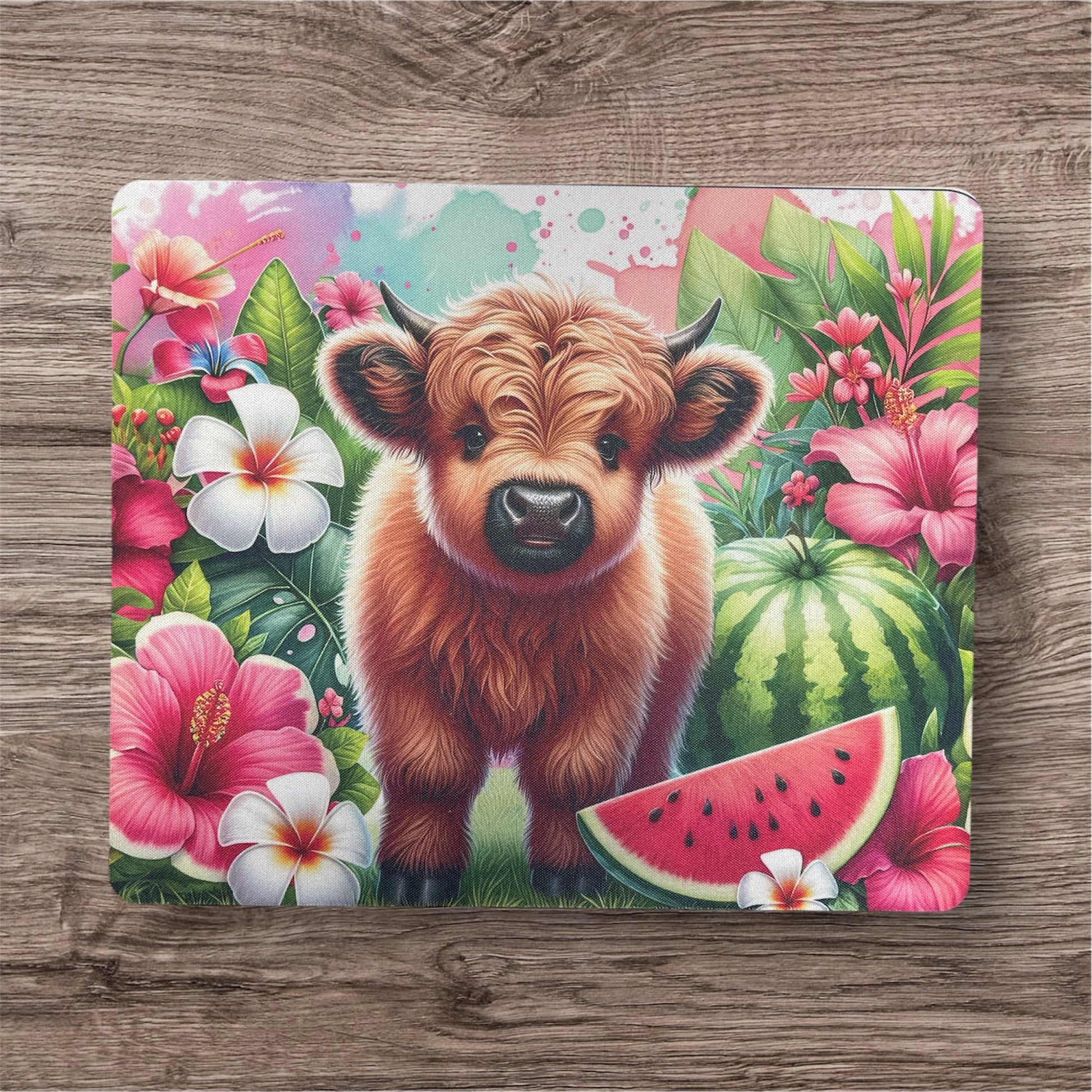 Baby Highland Cow | Mouse Pad