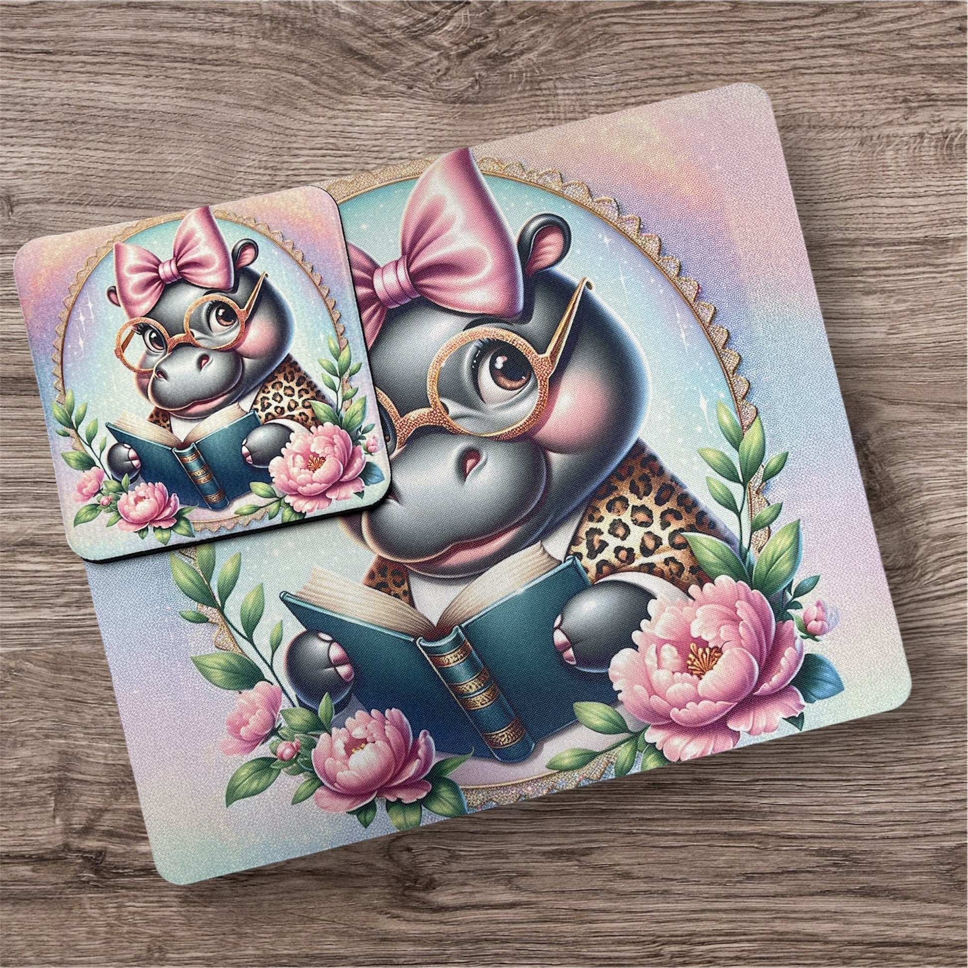 Hippo Reading | Desk Gift Set