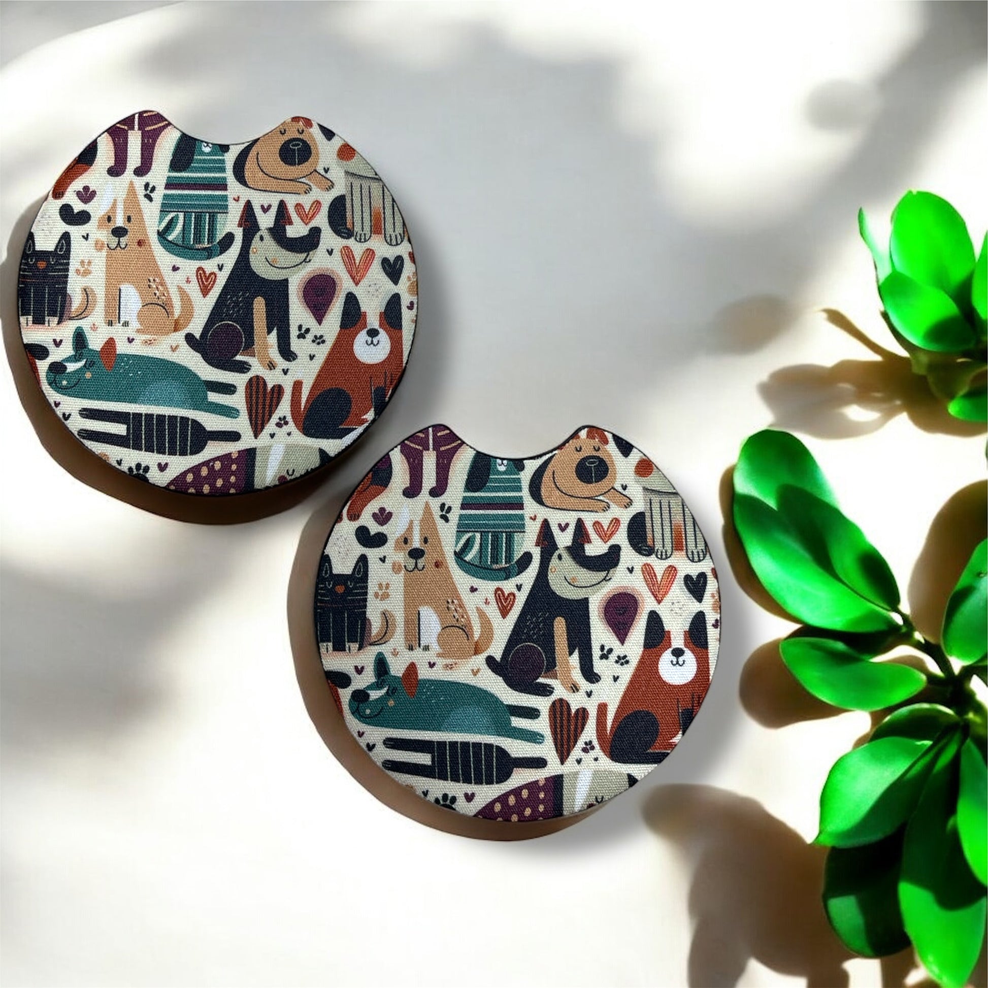 Dog Pattern 2 | Car Coasters