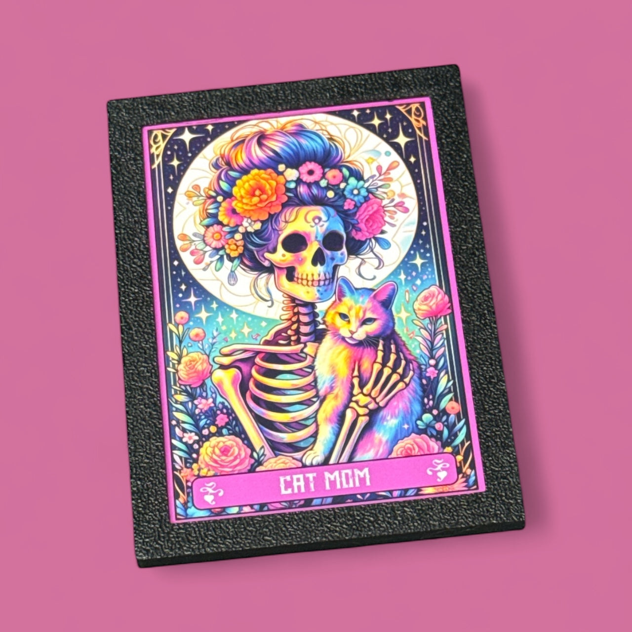 Cat Mom Tarot Card | Magnet
