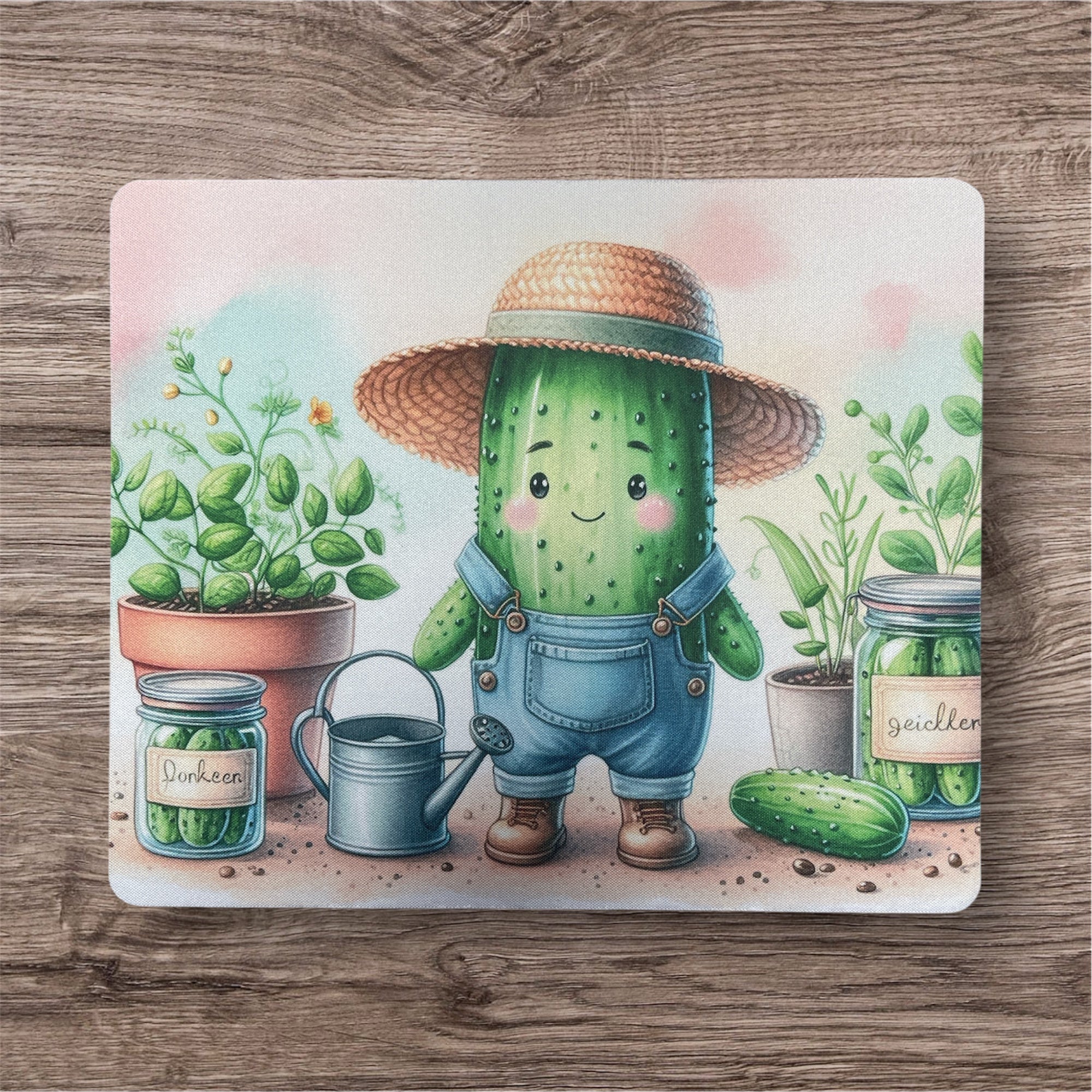 Cucumber Garden| Mouse Pad