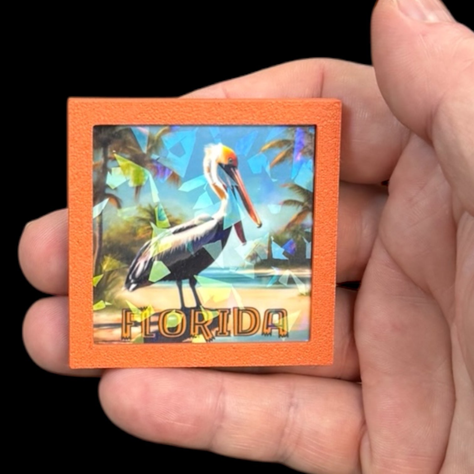 Holographic Pelican | Florida Sovereign Magnet